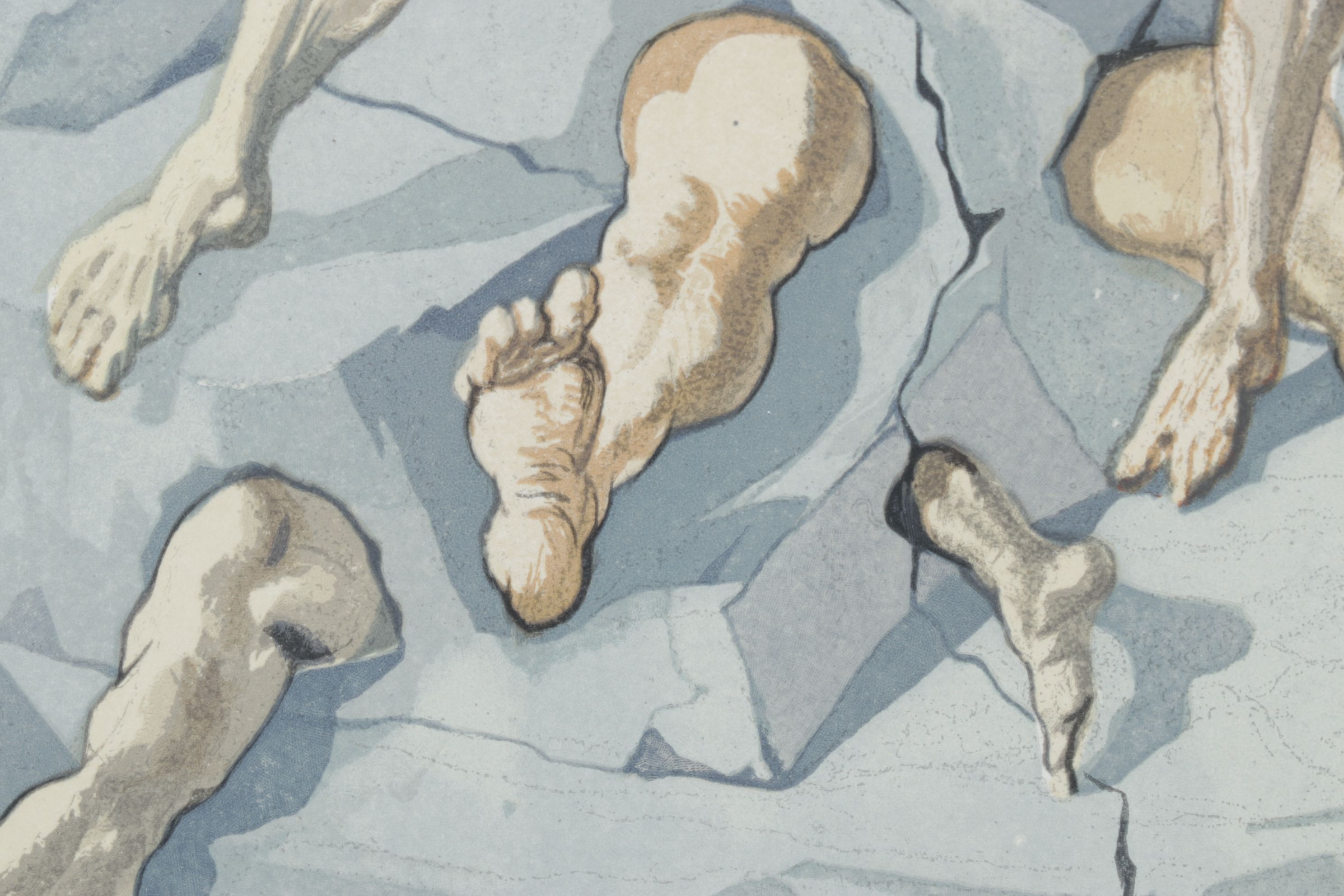 Salvador Dalí Wood Engraving "The Simoniac" 1960–1964