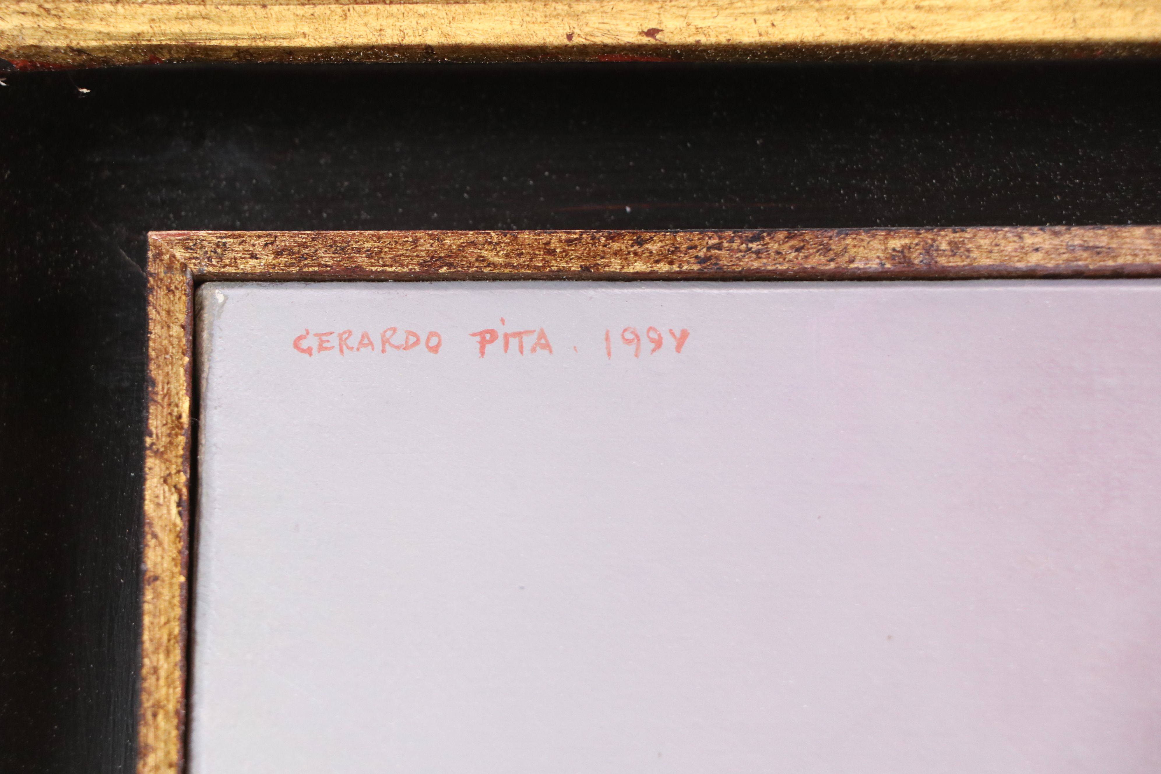 Gerardo Pita Oil Painting of Still Life with Fruits, 1997