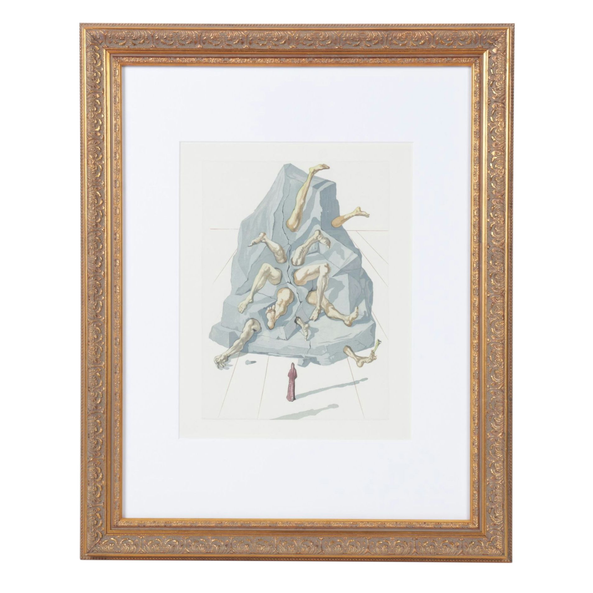 Salvador Dalí Wood Engraving "The Simoniac" 1960–1964