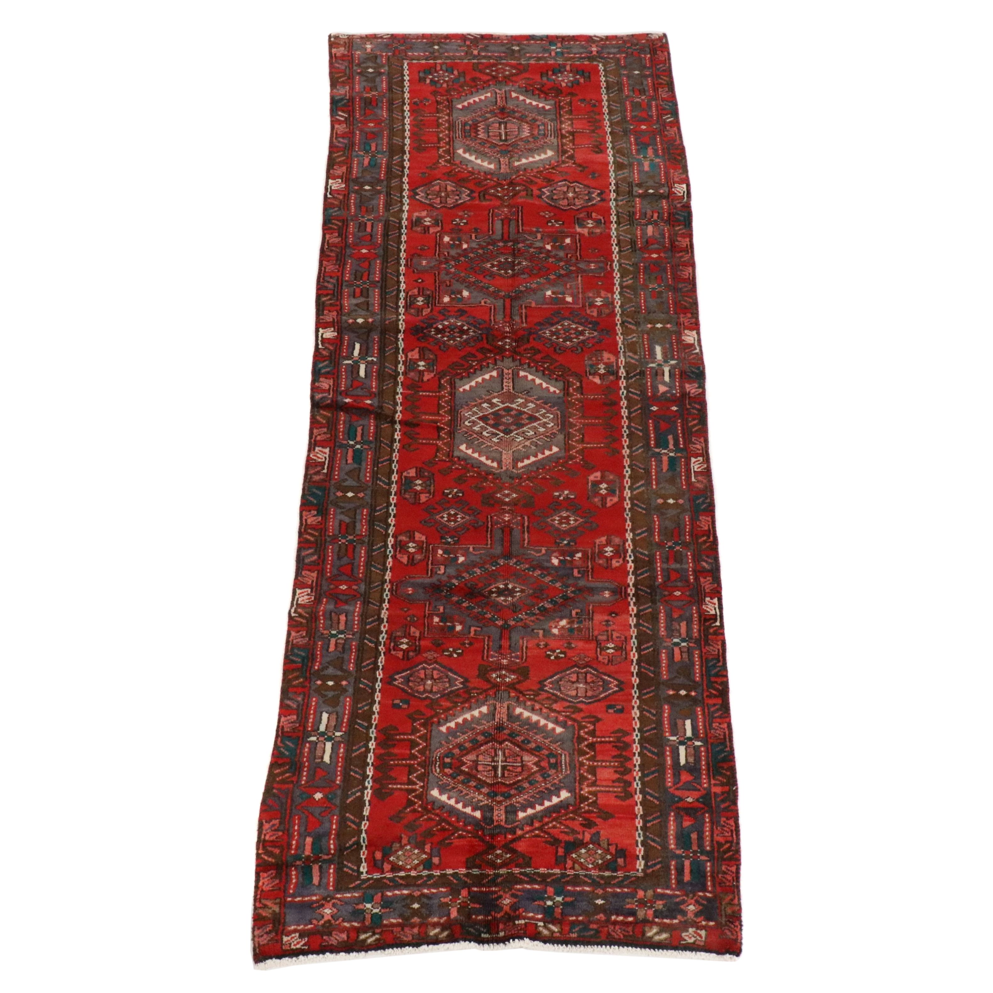 3'5 x 9'10 Hand-Knotted Persian Lamberan Long Rug