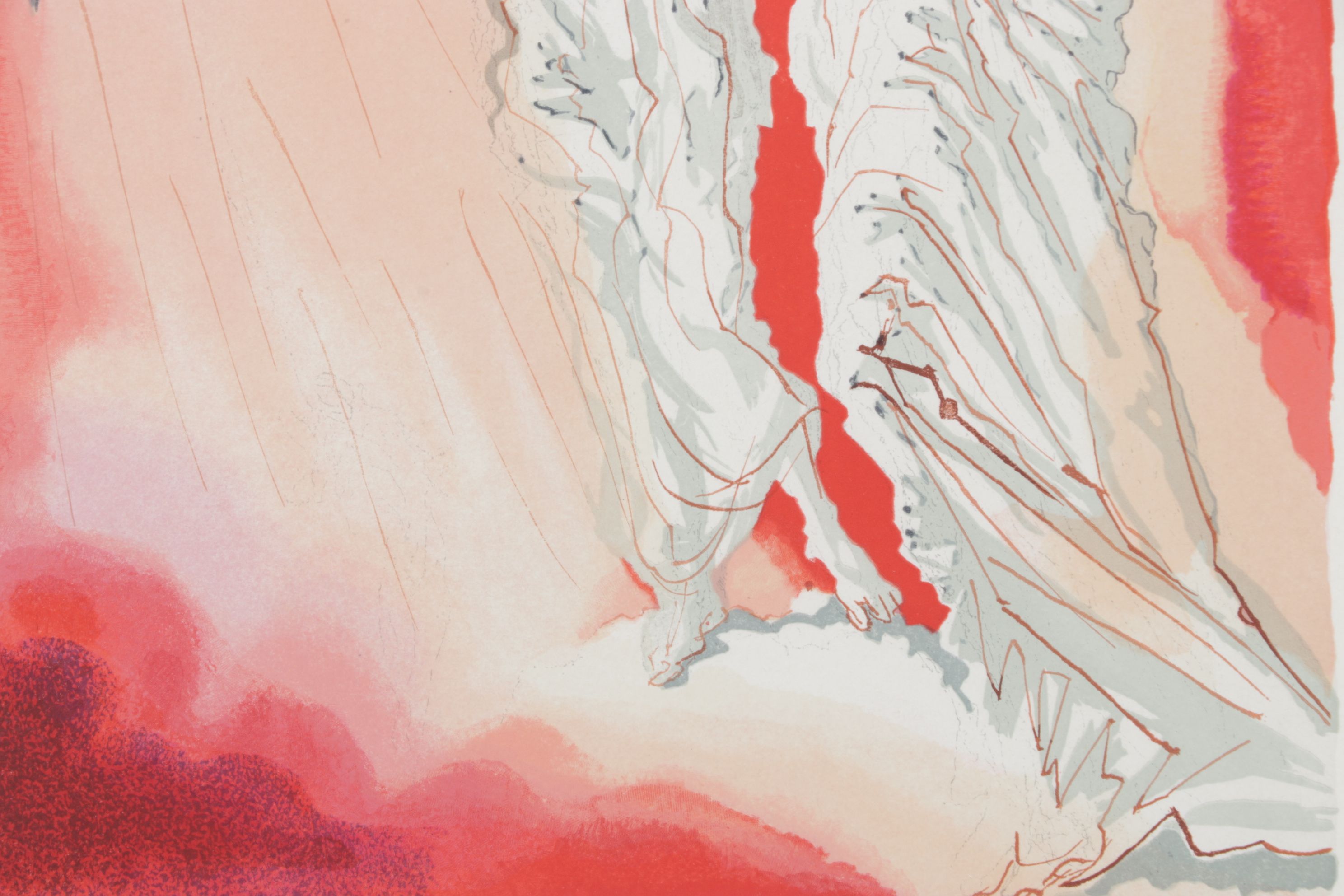 Salvador Dalí Wood Engraving "Le Diable Noir", 1960-1964