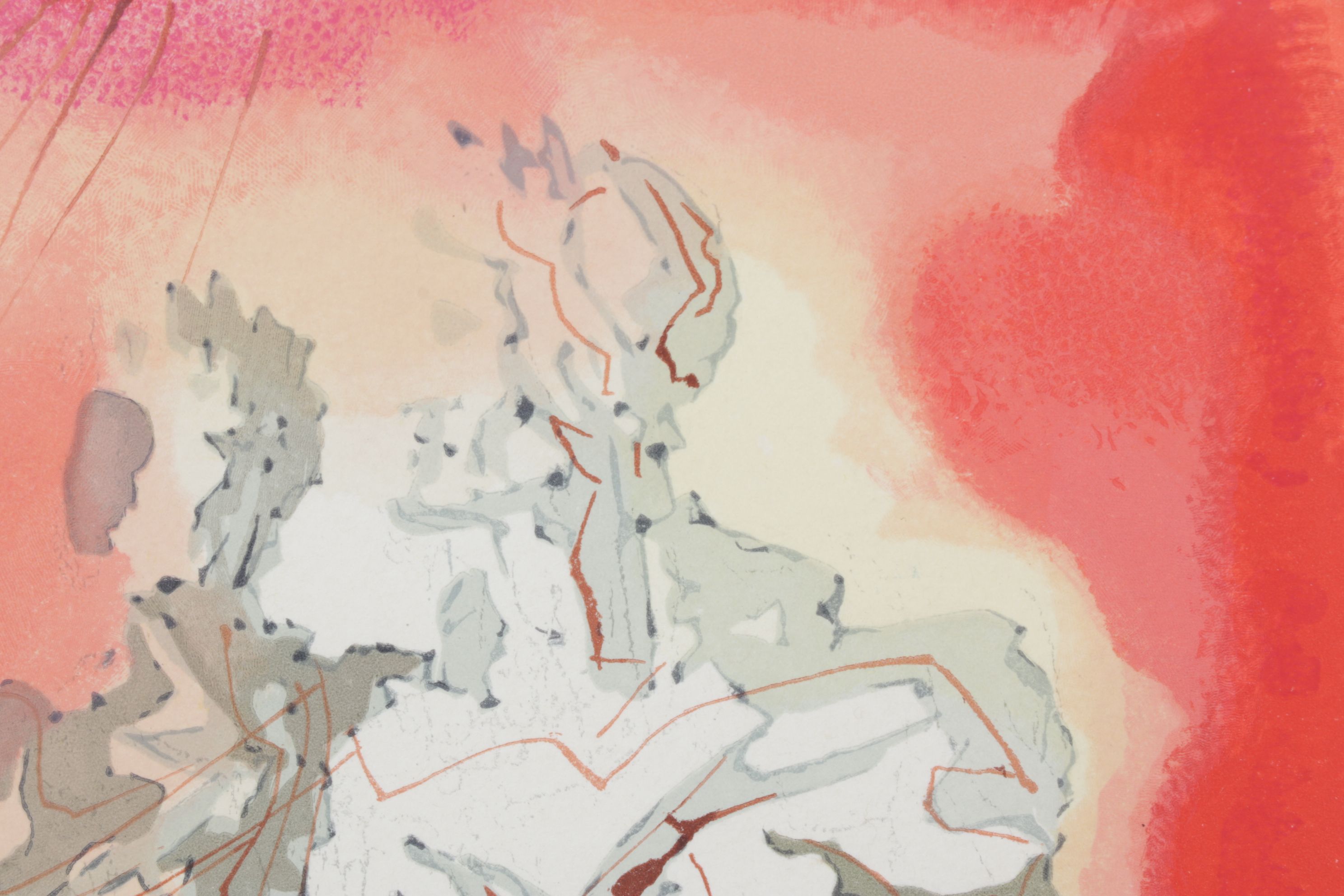 Salvador Dalí Wood Engraving "Le Diable Noir", 1960-1964