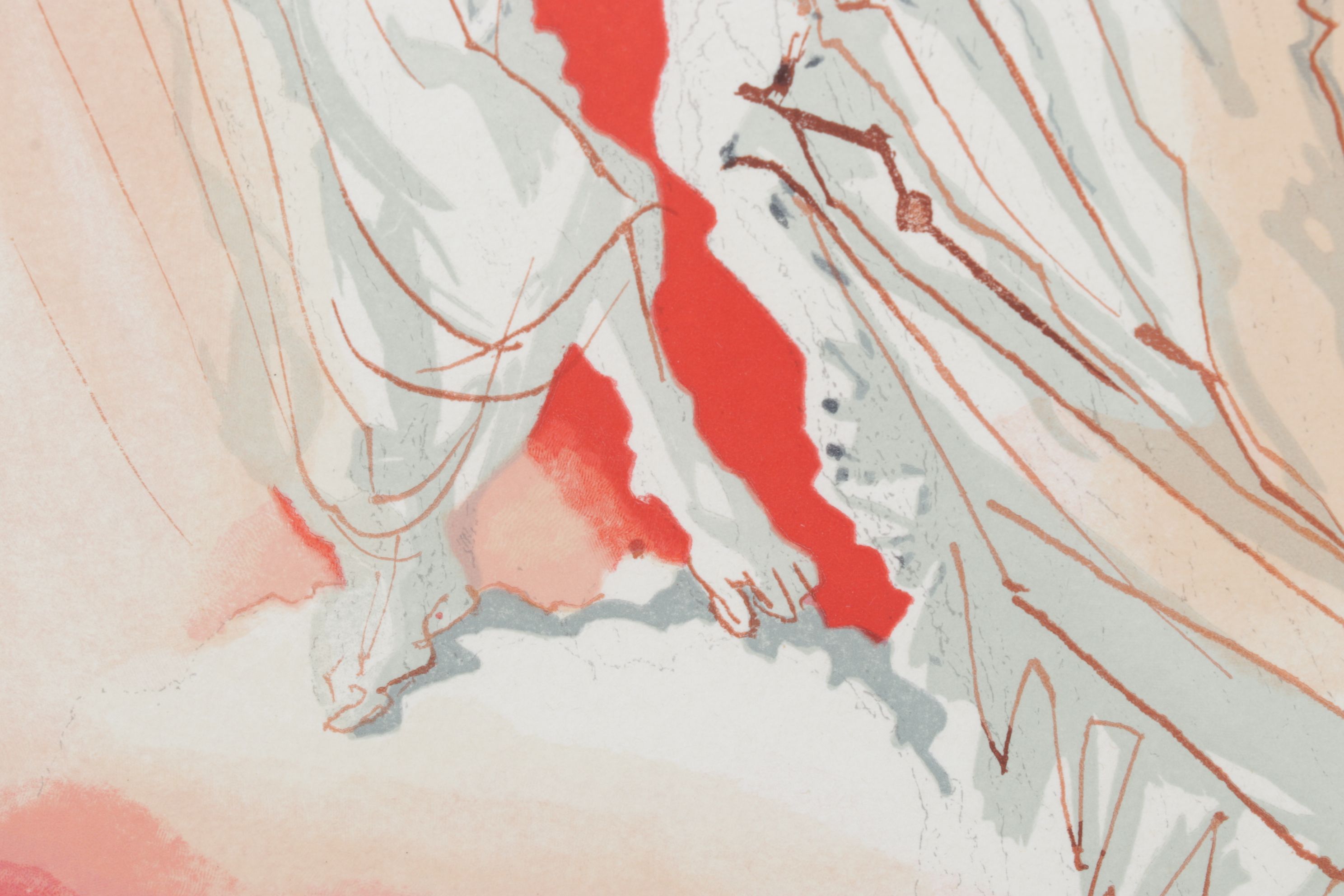 Salvador Dalí Wood Engraving "Le Diable Noir", 1960-1964