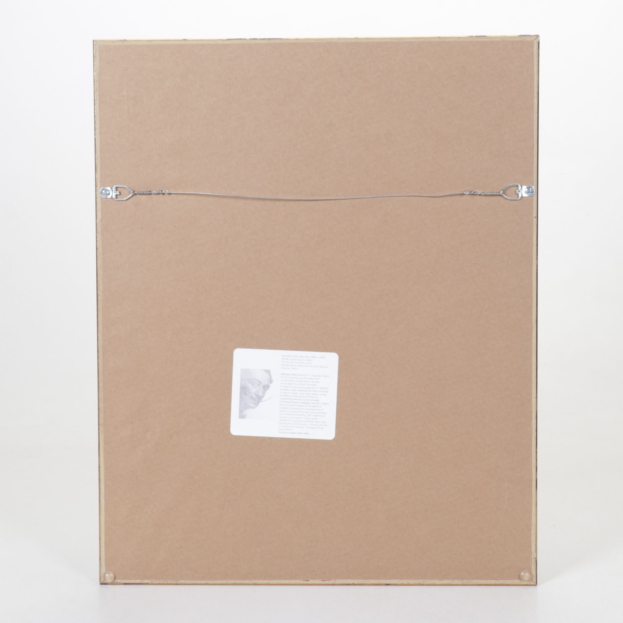 Salvador Dalí Wood Engraving "Le Diable Noir", 1960-1964