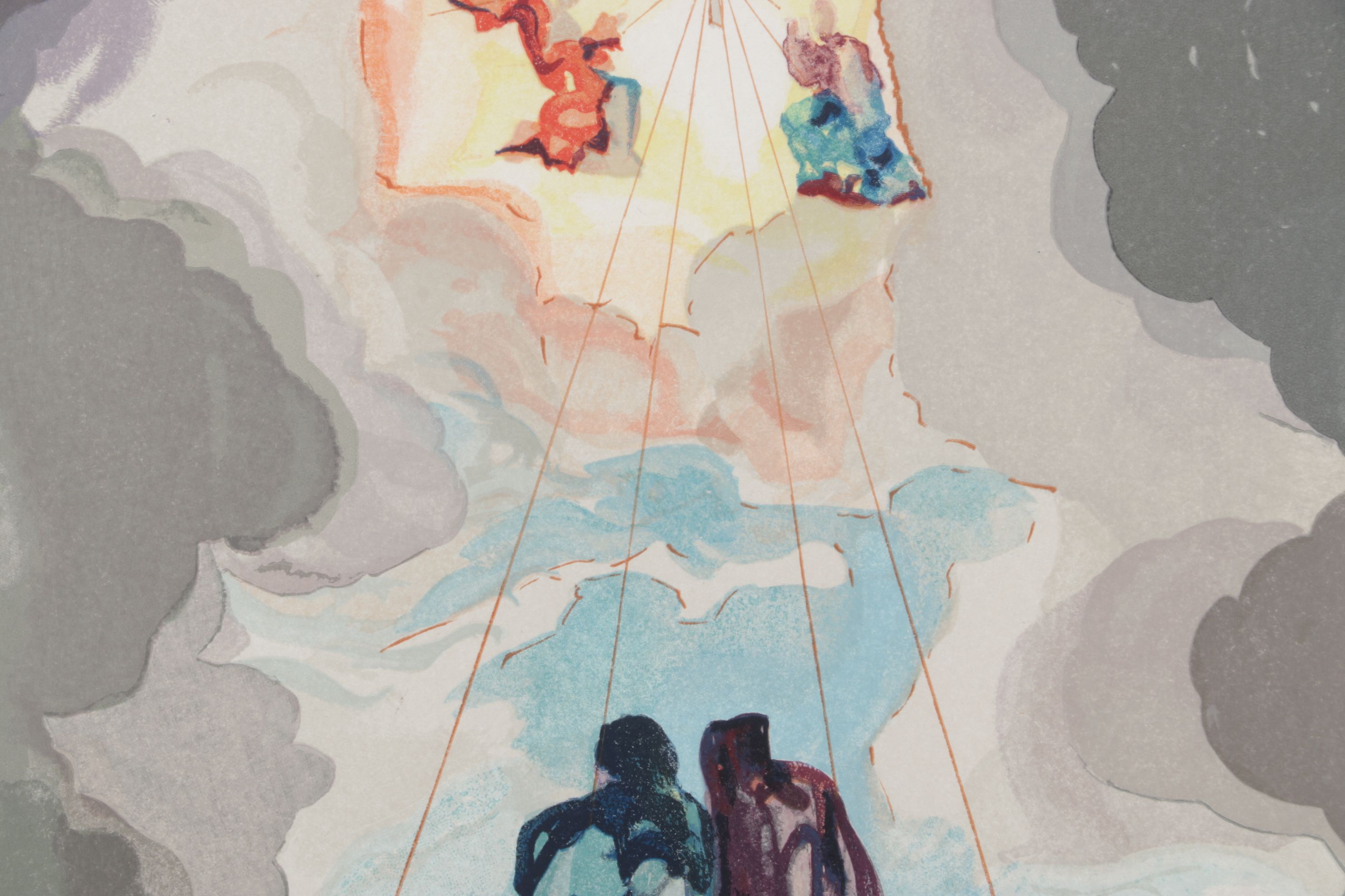 Salvador Dalí Wood Engraving "Extase de Dante", 1960-1964