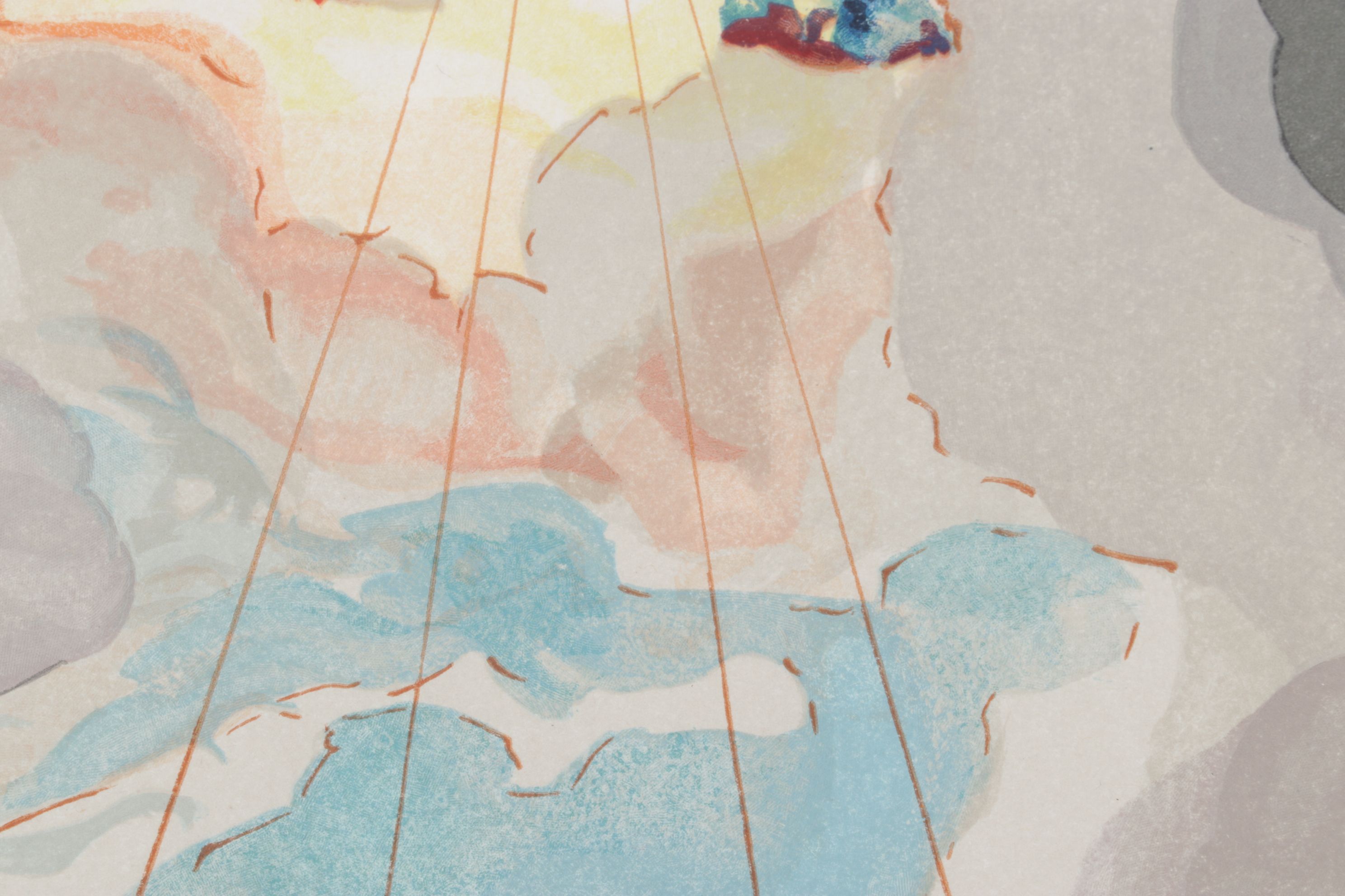 Salvador Dalí Wood Engraving "Extase de Dante", 1960-1964