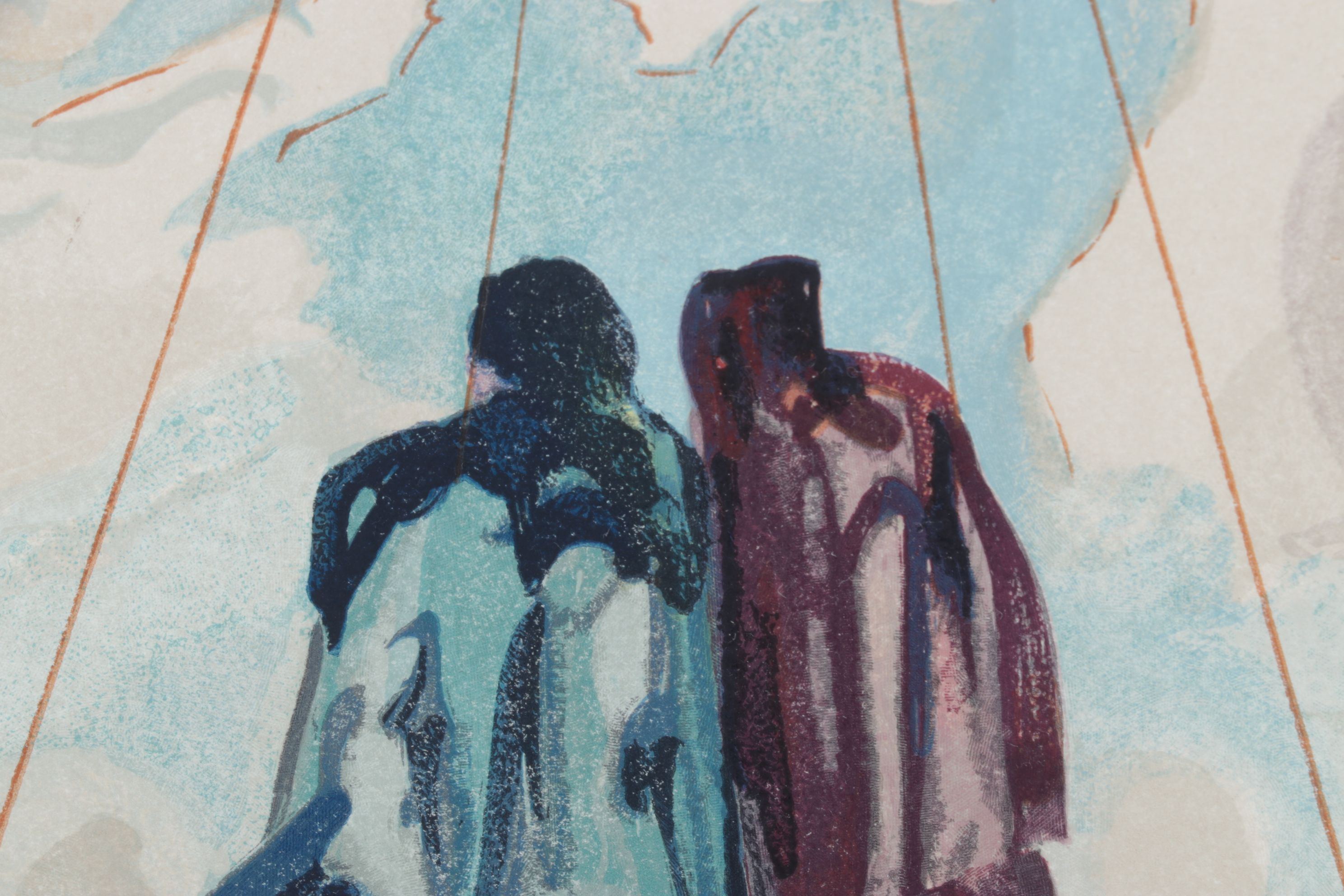 Salvador Dalí Wood Engraving "Extase de Dante", 1960-1964