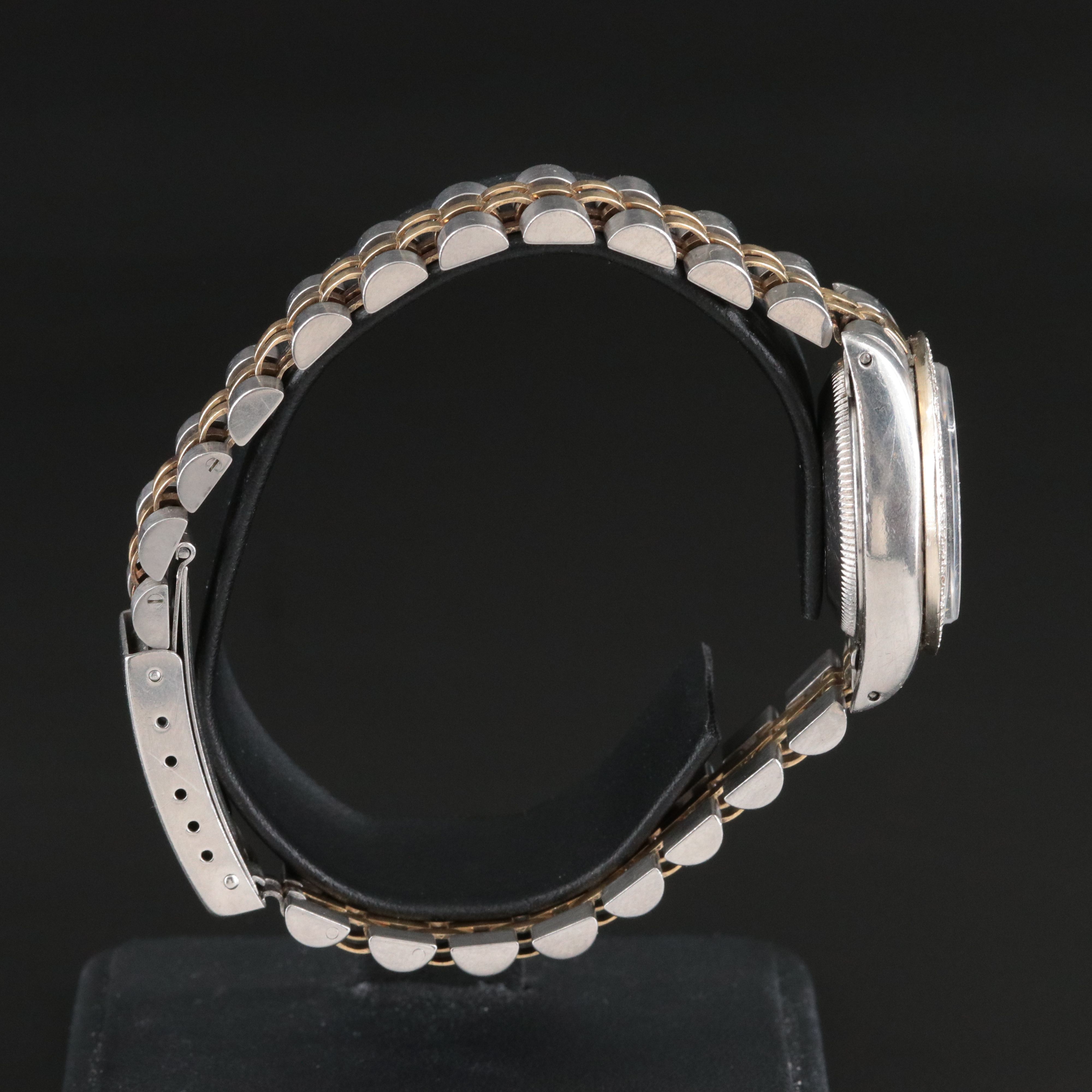 Rolex Oyster Perpetual Date Custom Diamond Vintage Watch c.1979