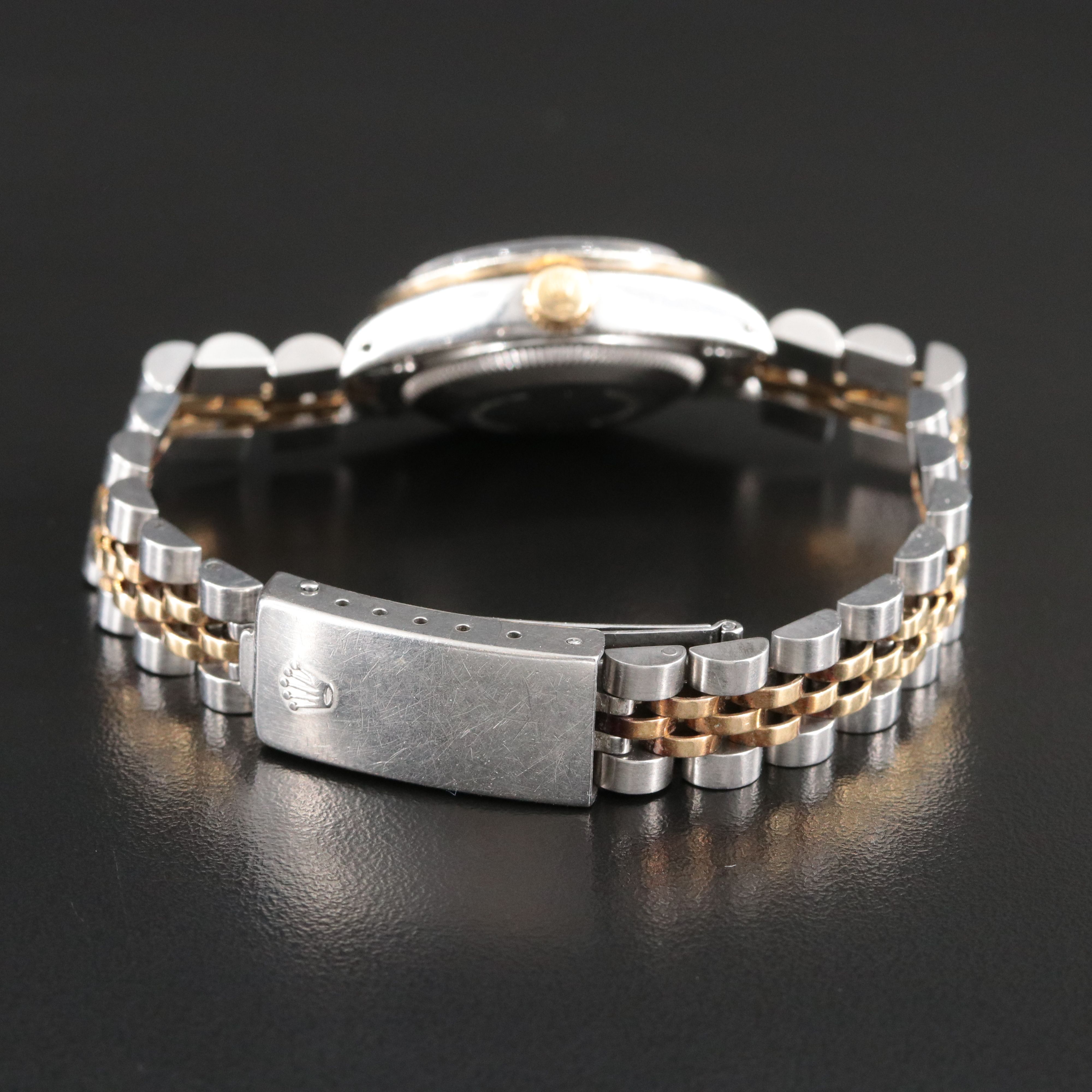 Rolex Oyster Perpetual Date Custom Diamond Vintage Watch c.1979