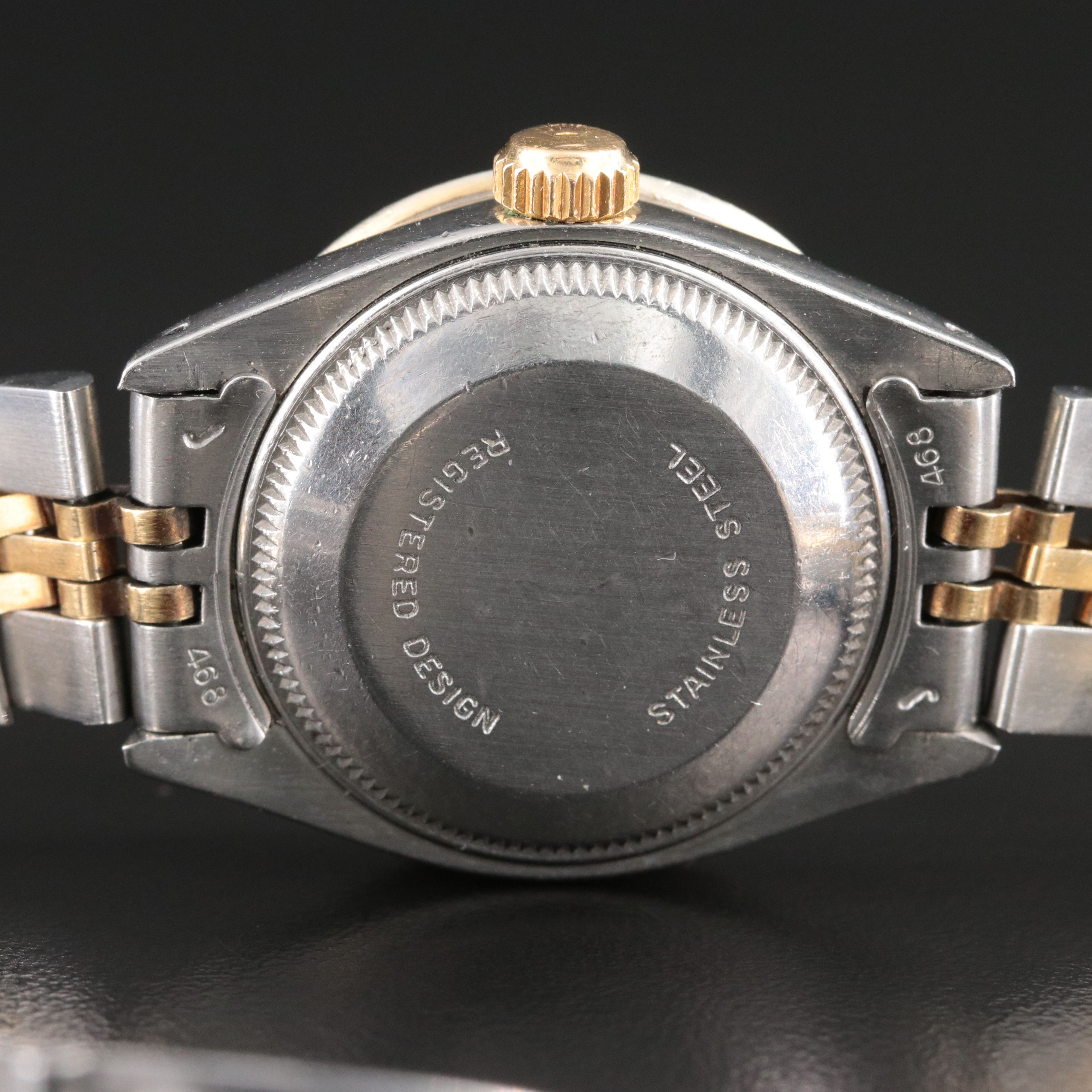 Rolex Oyster Perpetual Date Custom Diamond Vintage Watch c.1979