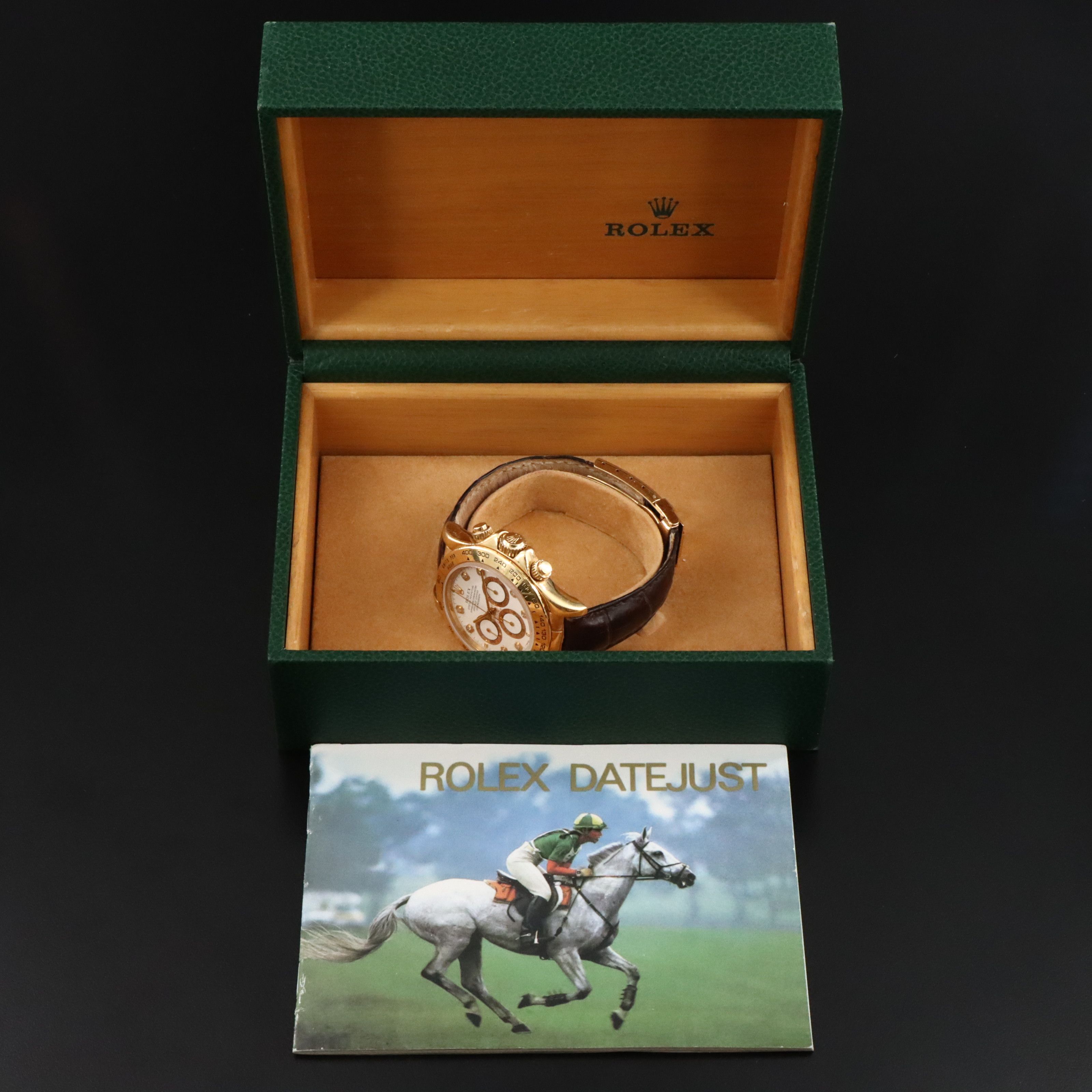 1991 Rolex Daytona Cosmograph Custom Diamond Dial Watch