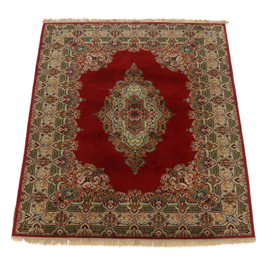 8'1 x 11'7 Machine Made Persian Kerman Style Area Rug | EBTH
