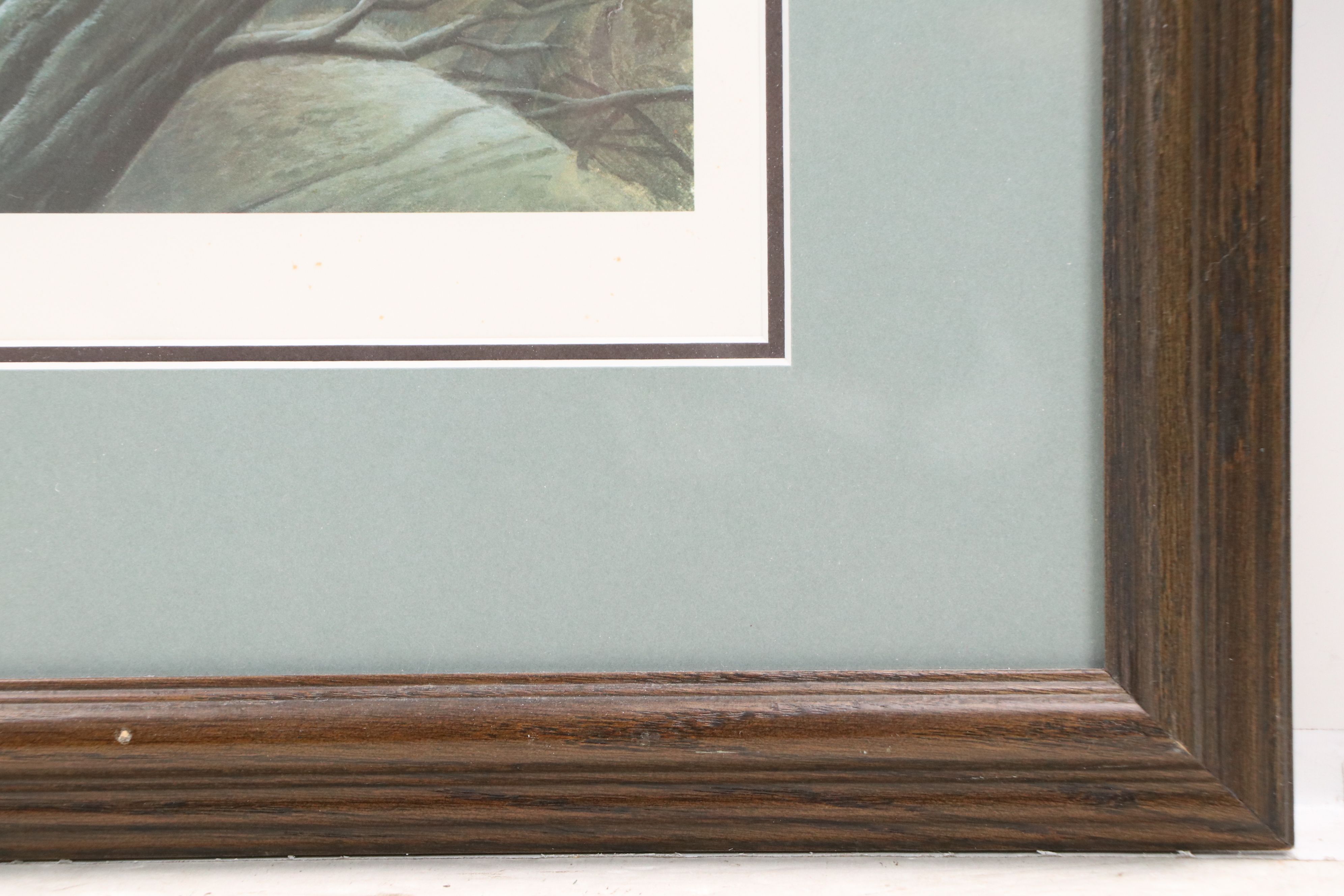 John A. Ruthven Offset Lithograph "American Bald Eagle," Late 20th Century