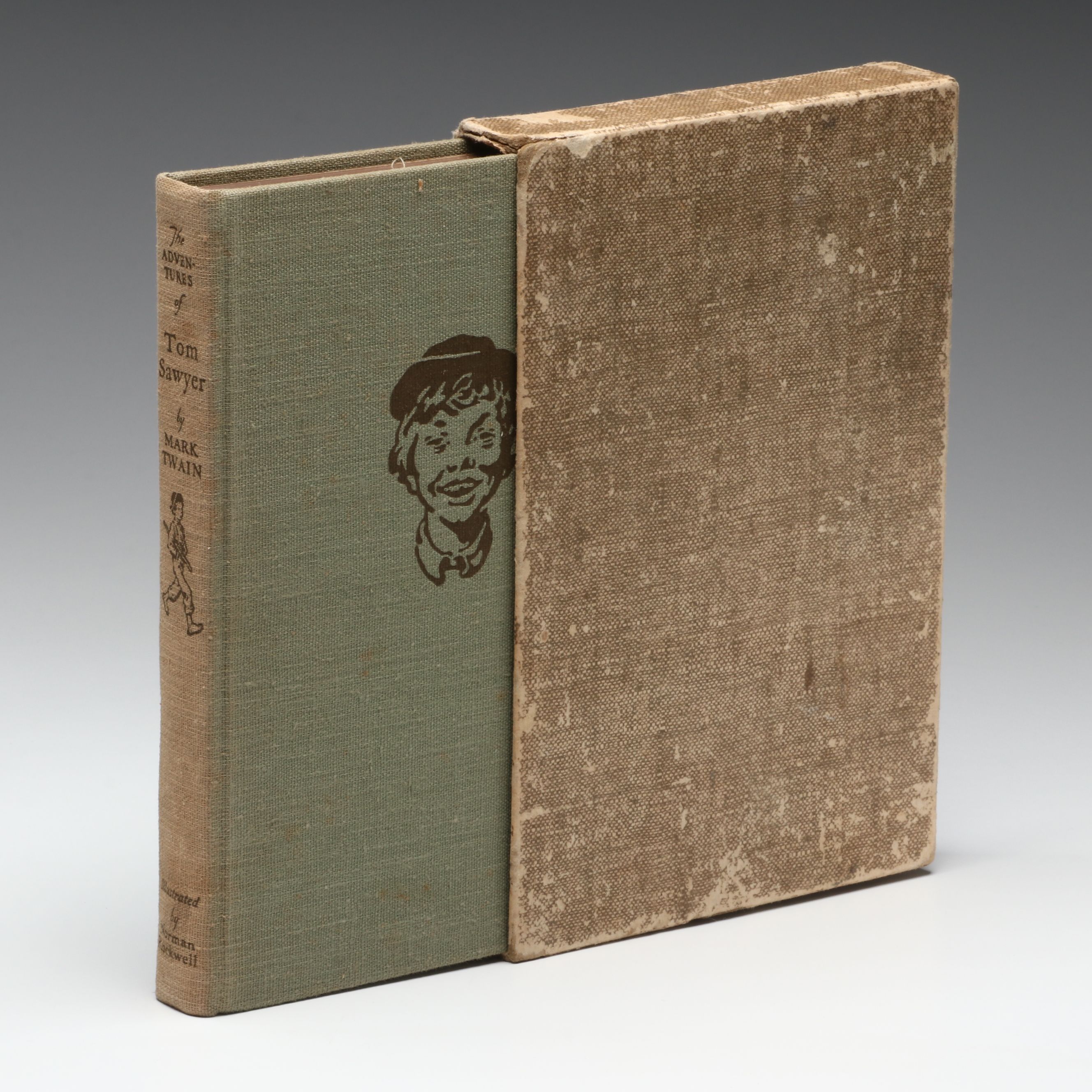 Illustrated "The Adventures of Tom Sawyer" by Mark Twain, 1936