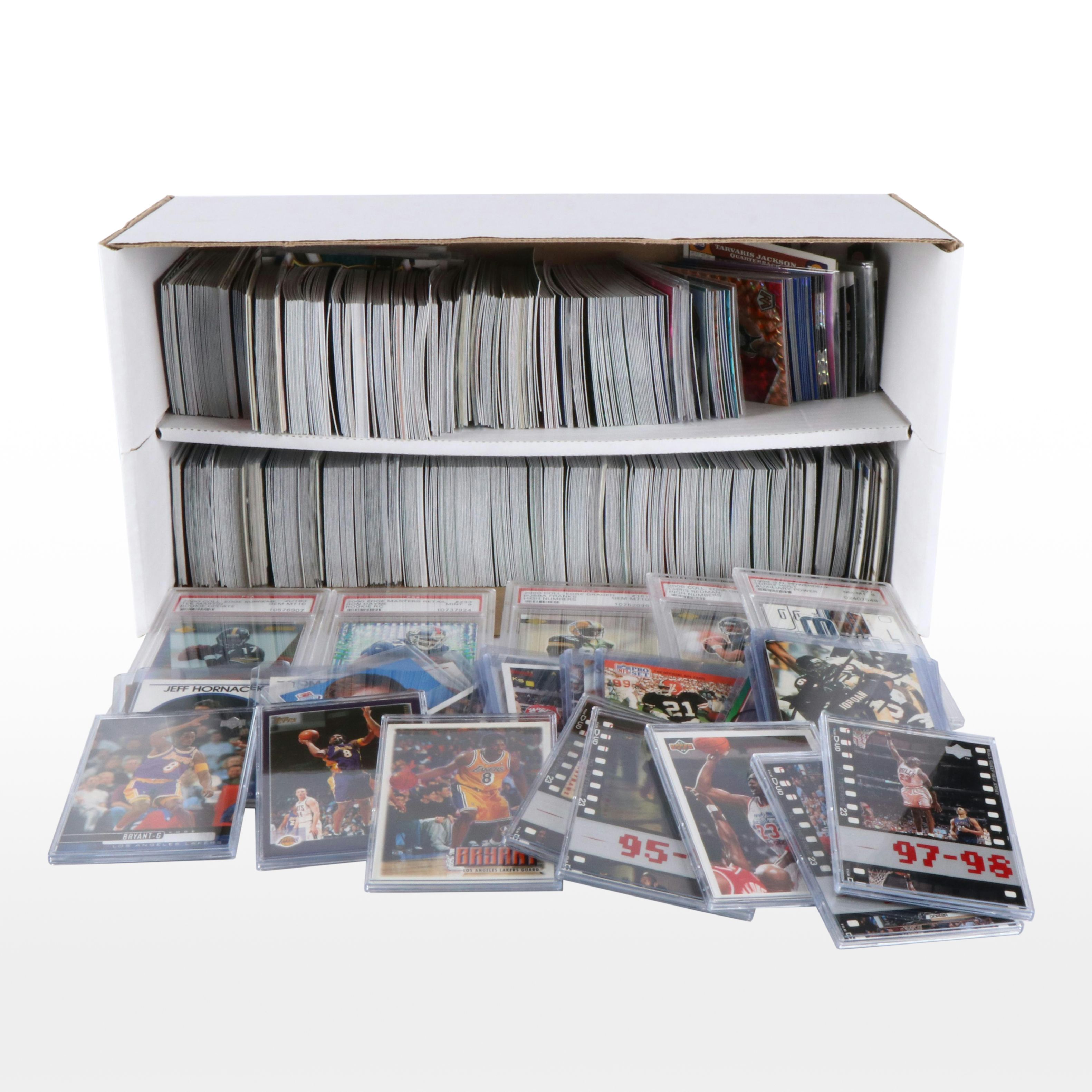 800+ Sports Cards Featuring Michael Jordan, Kobe Bryant, and More