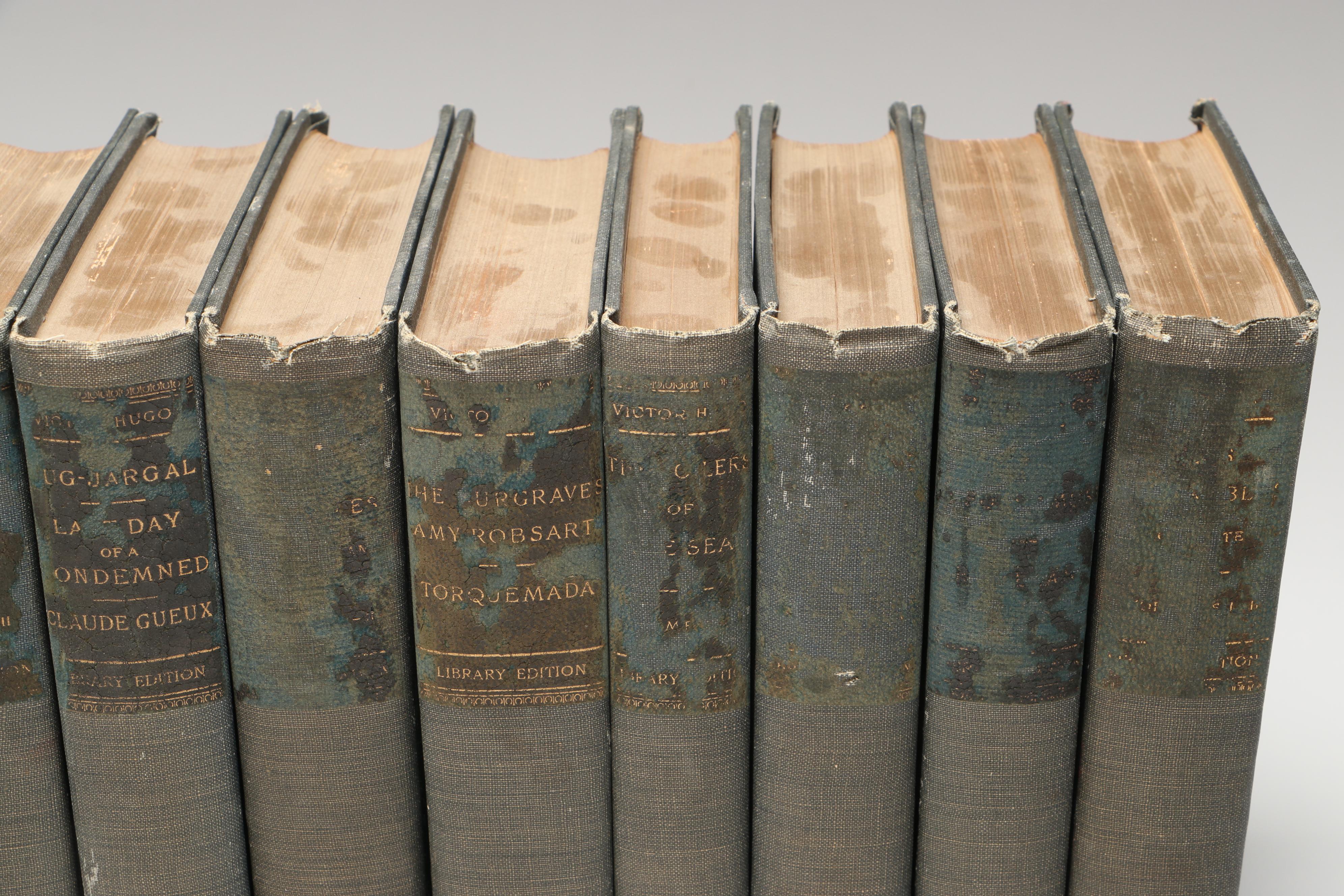 Library Edition "The Works of Victor Hugo" Twelve-Volume Set, Late 19th Century
