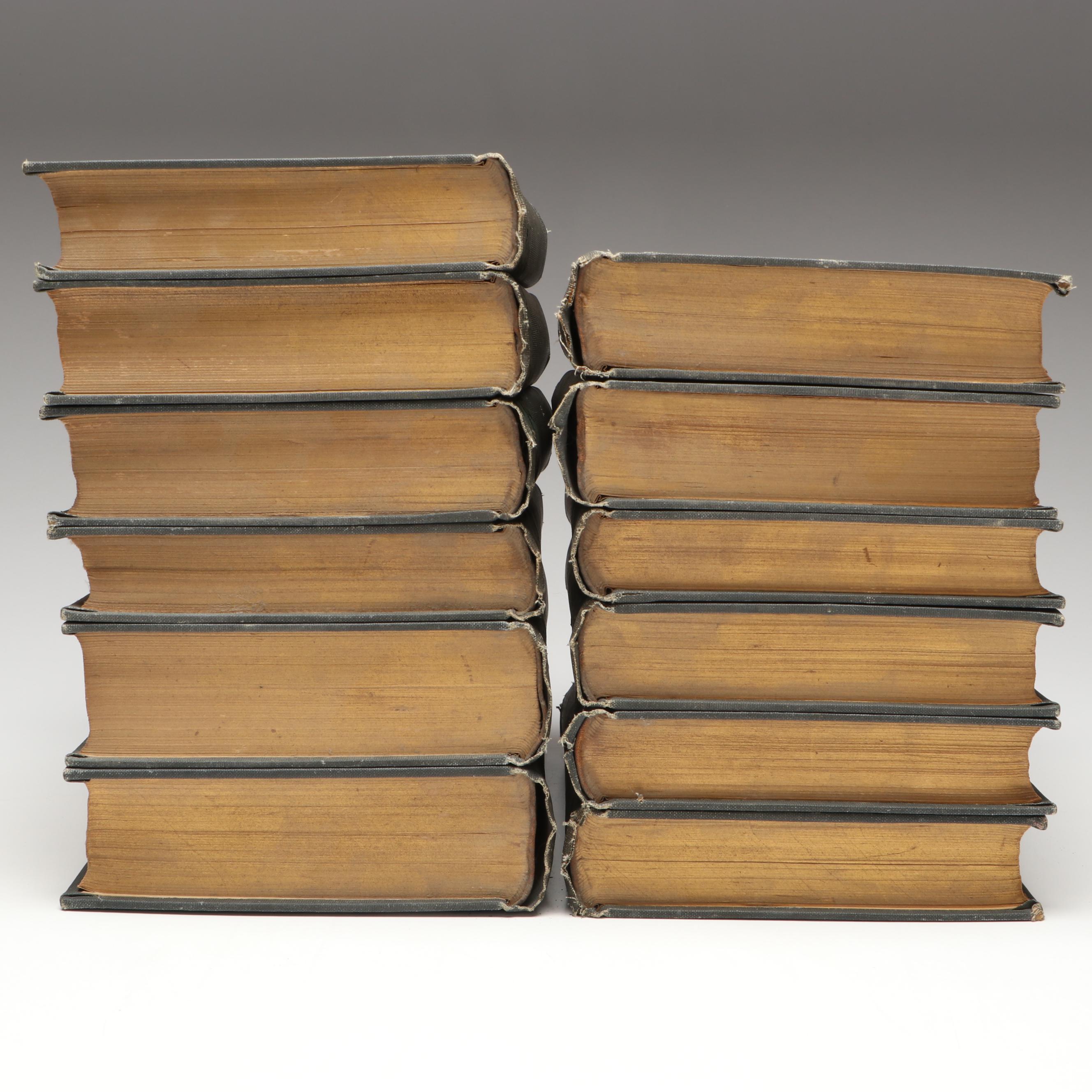 Library Edition "The Works of Victor Hugo" Twelve-Volume Set, Late 19th Century