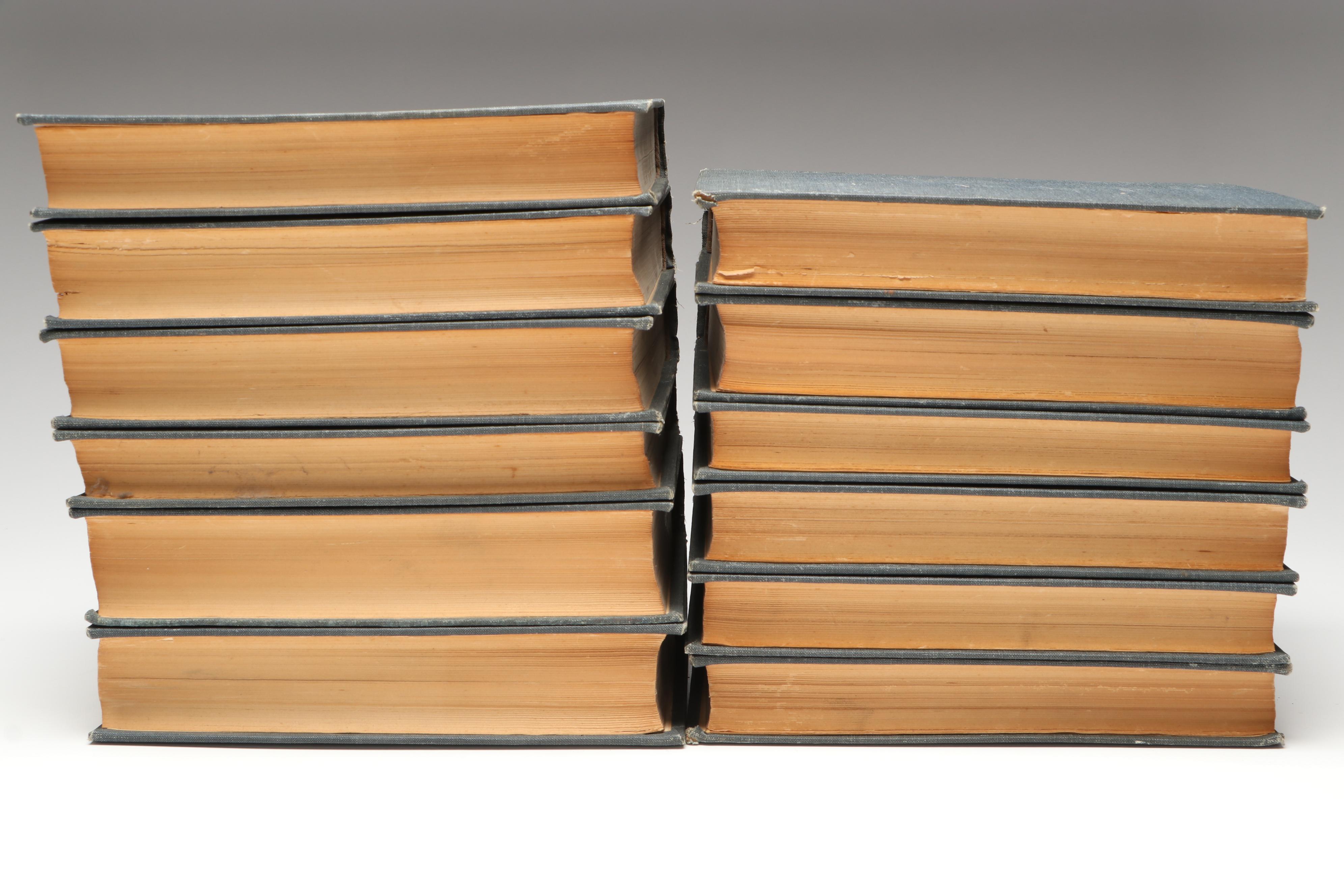 Library Edition "The Works of Victor Hugo" Twelve-Volume Set, Late 19th Century