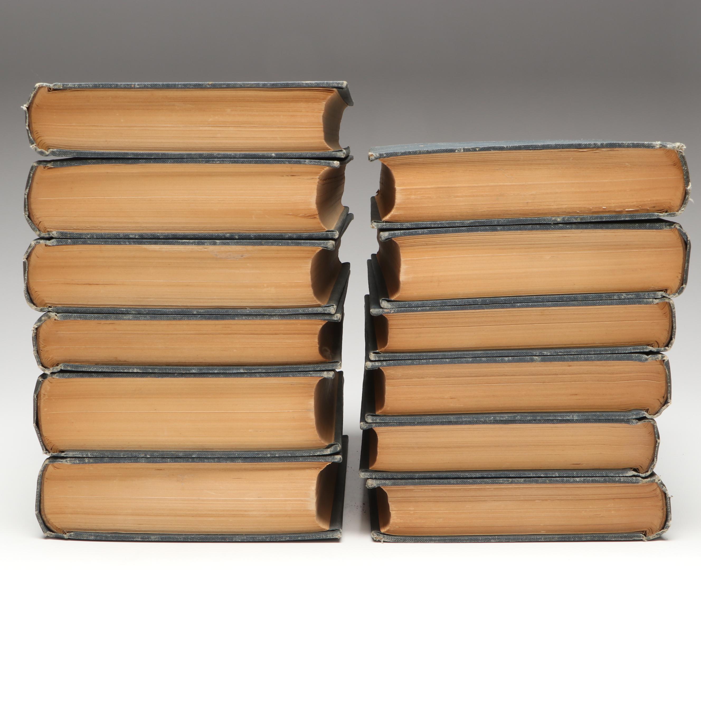 Library Edition "The Works of Victor Hugo" Twelve-Volume Set, Late 19th Century