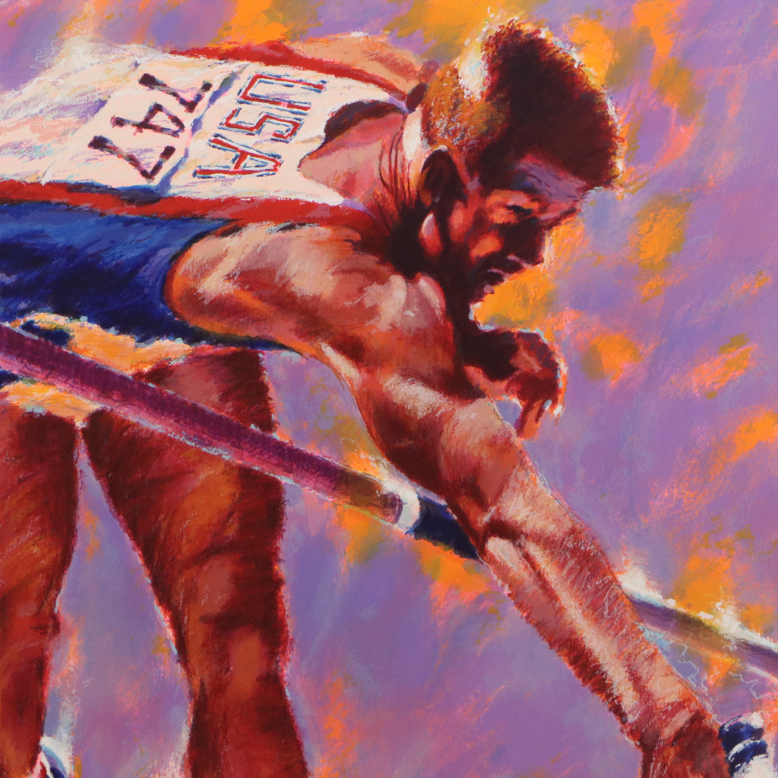 Aldo Luongo Serigraph "High Flyer," 1988