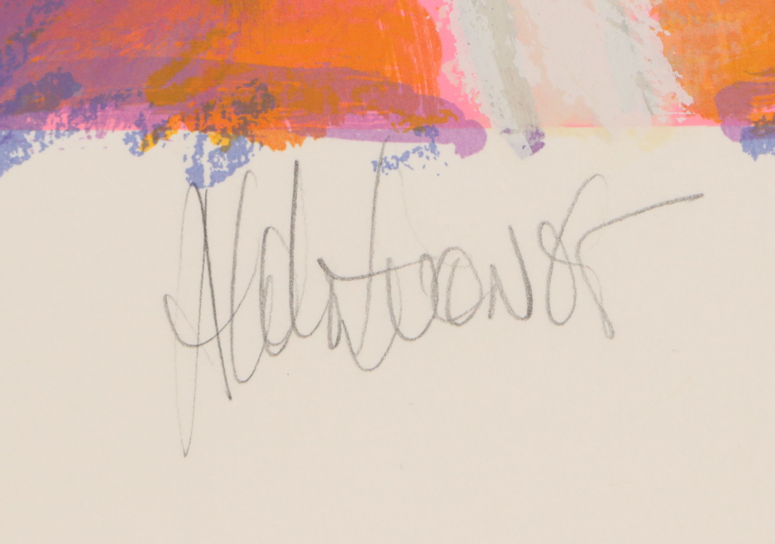 Aldo Luongo Serigraph "High Flyer," 1988