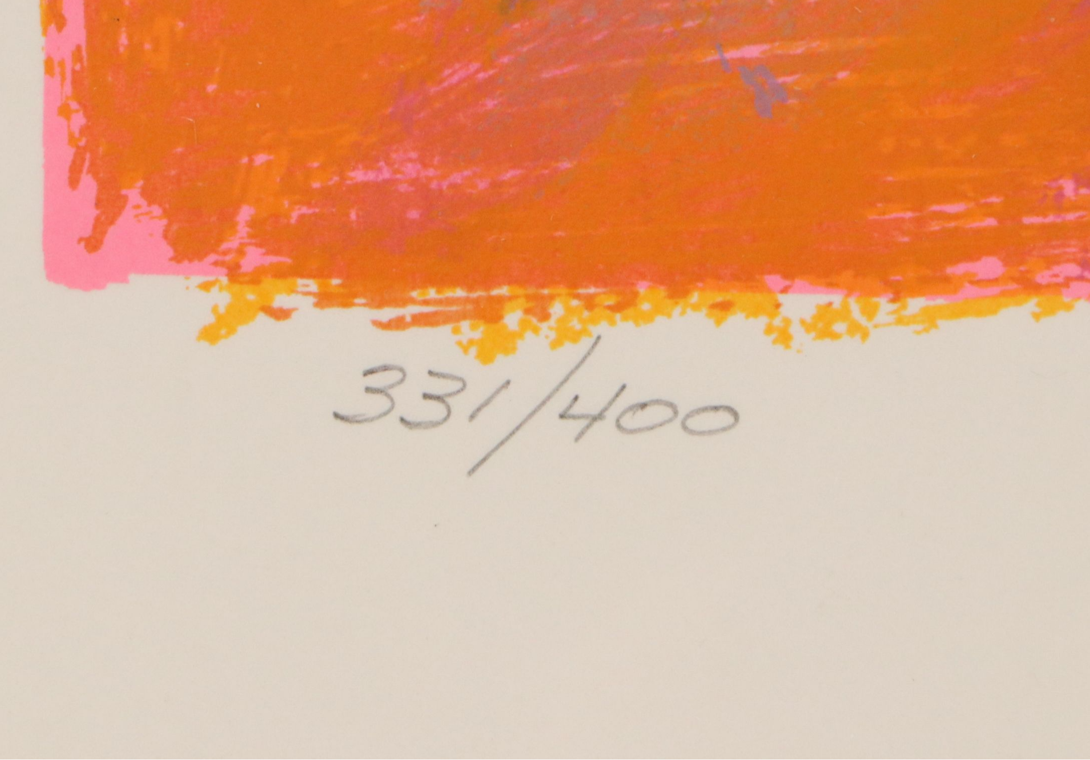 Aldo Luongo Serigraph "High Flyer," 1988