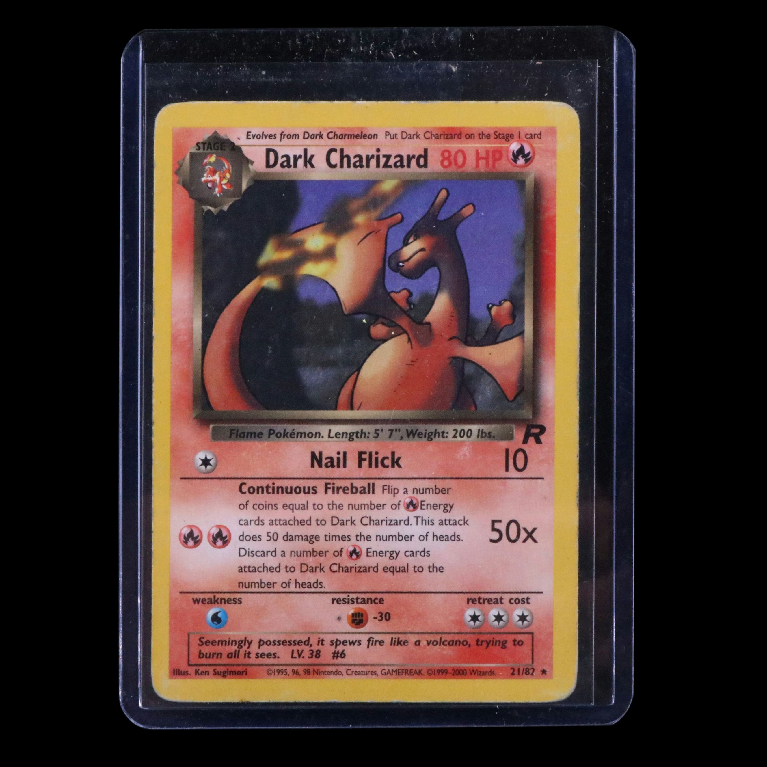 Team Rocket Dark Charizard Pokémon Card
