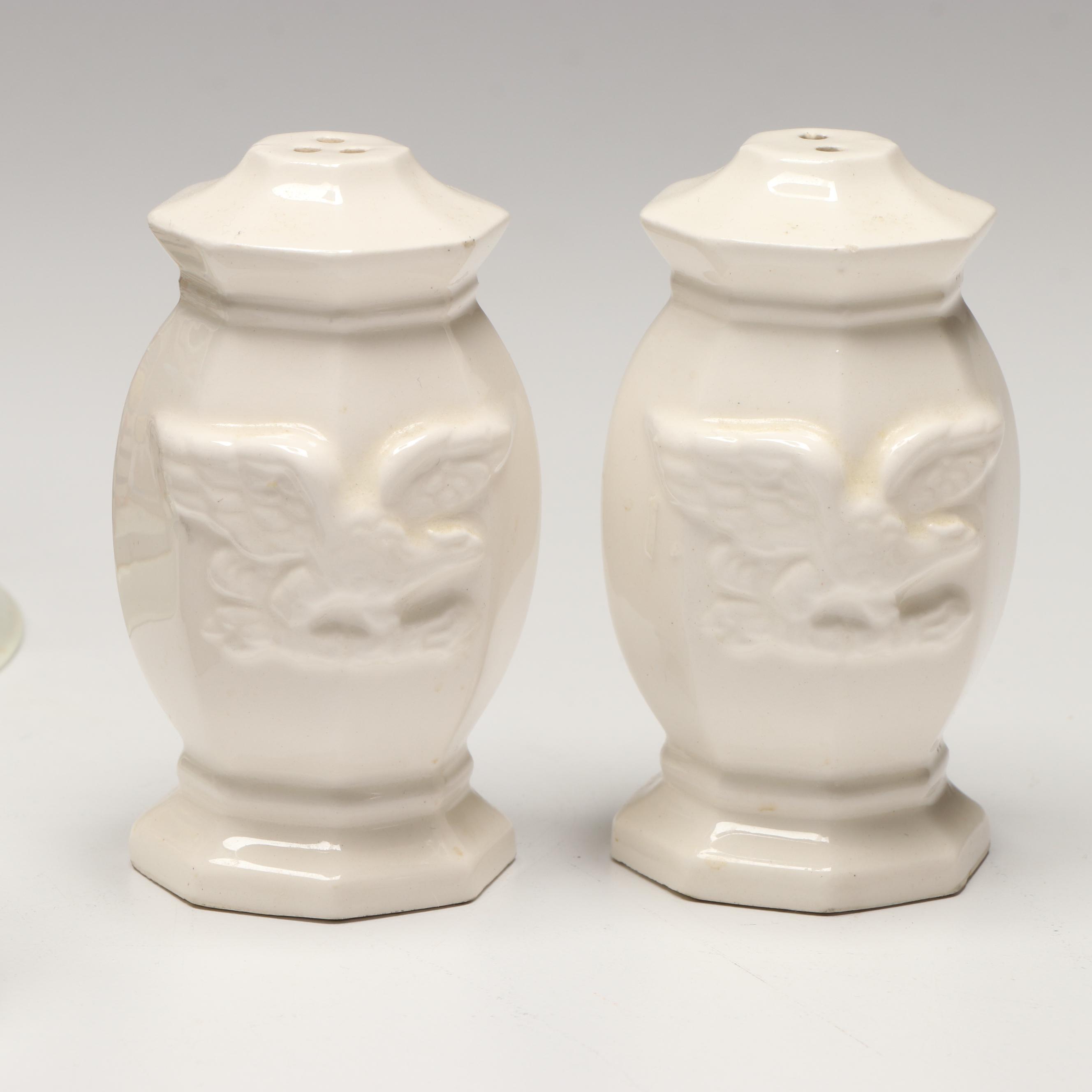 Otagiri Hand-Painted Ceramic Owl and More Novelty Salt and Pepper Shakers