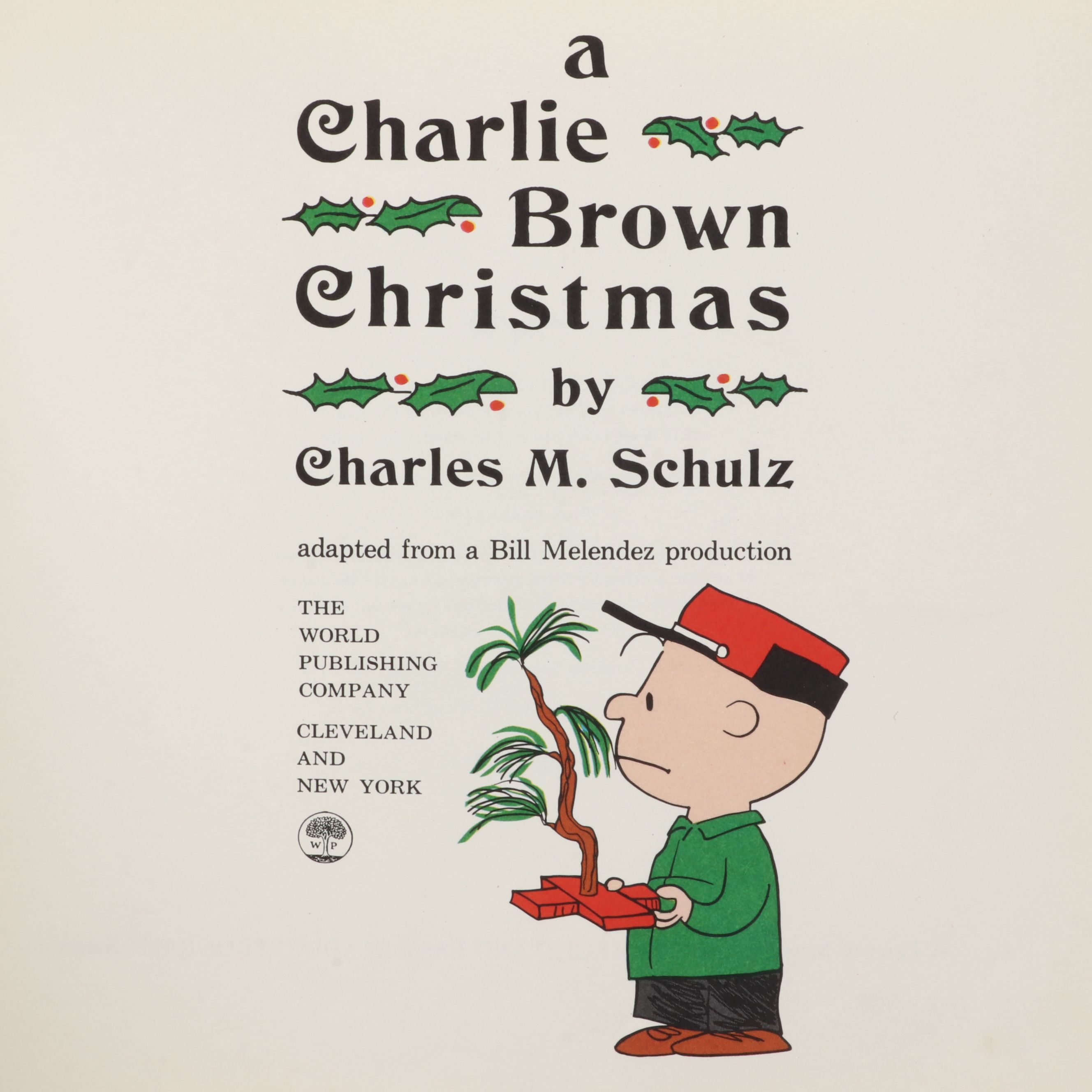 First Printing "A Charlie Brown Christmas" by Charles M. Schulz, 1965