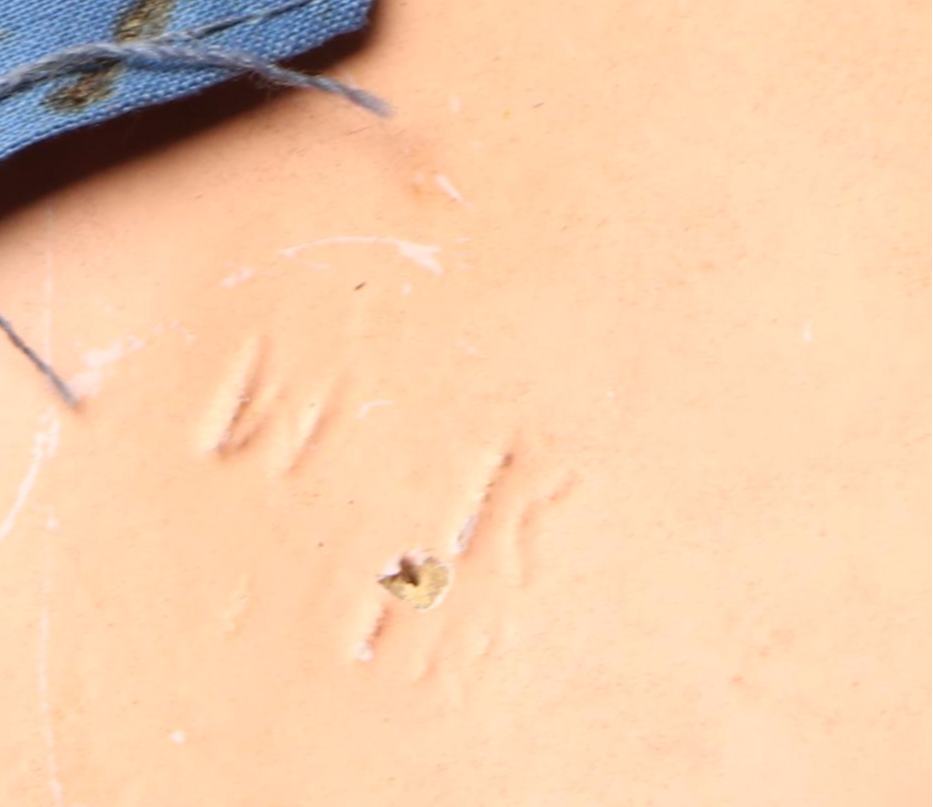 Hand-Painted European Style Boudoir Doll, Early 20th Century