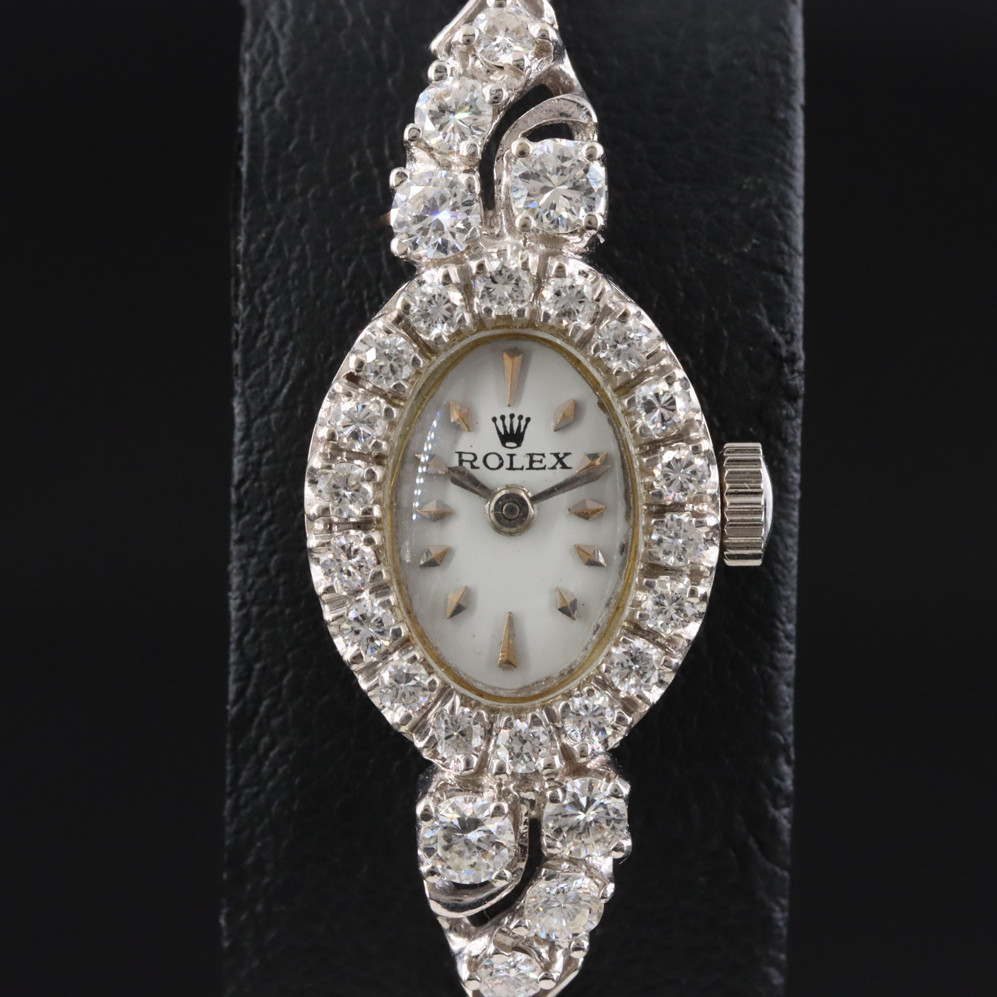 Rolex 14K & Diamond Vintage Cocktail Watch