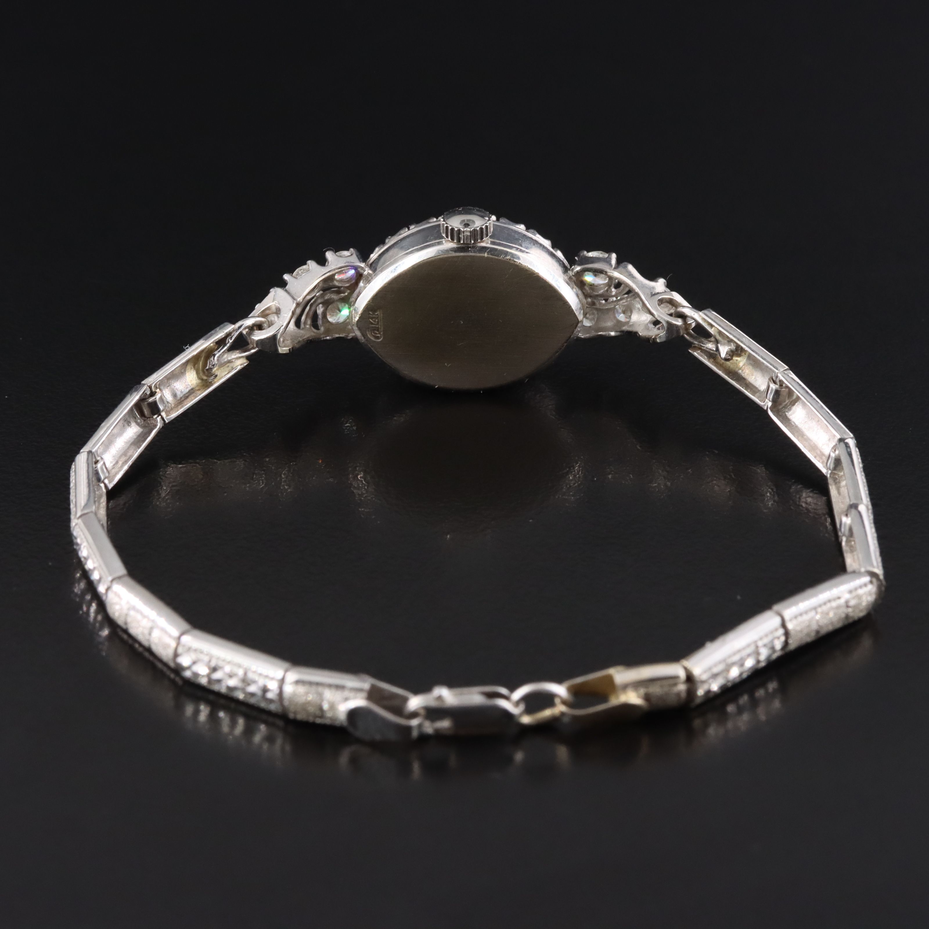 Rolex 14K & Diamond Vintage Cocktail Watch