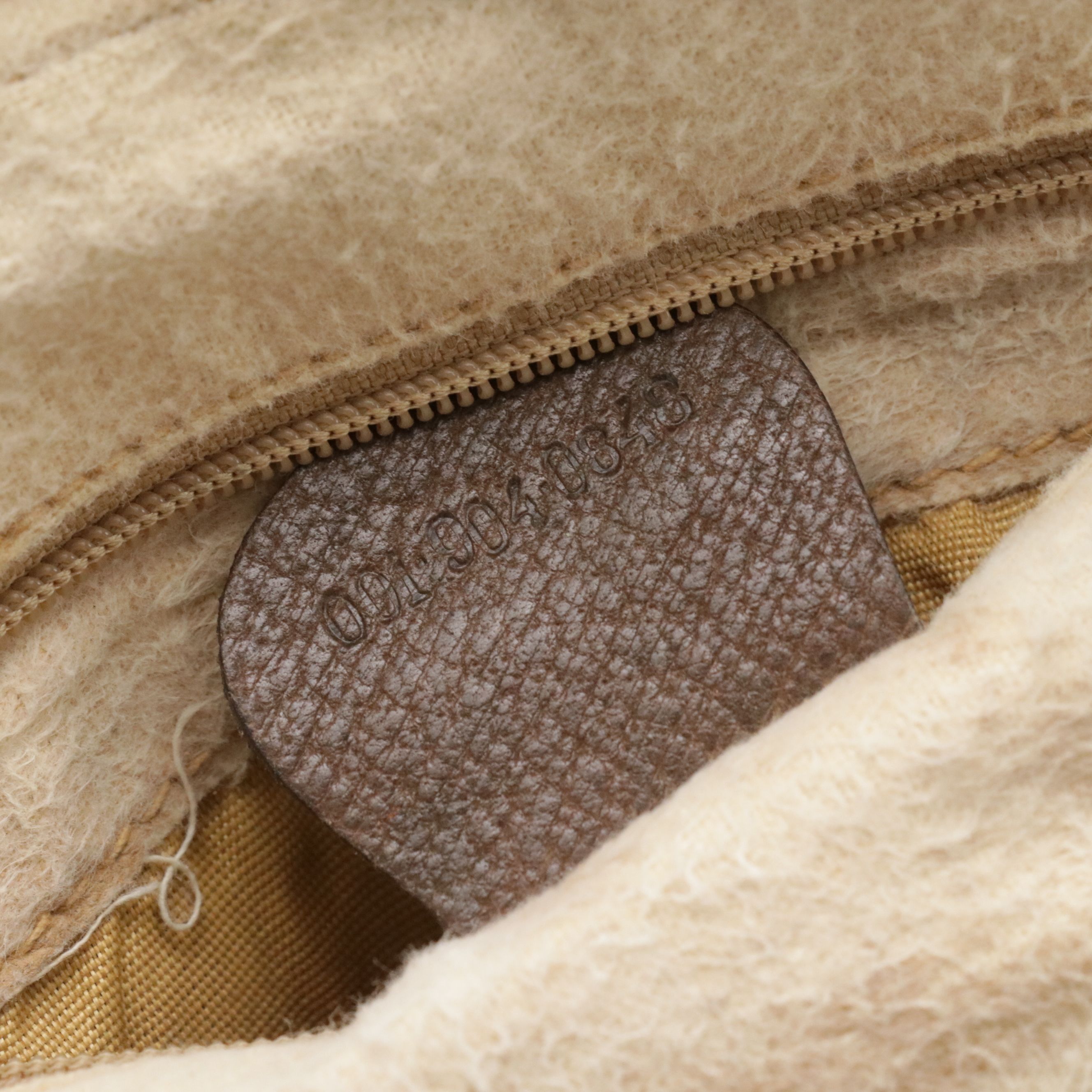 Gucci Web Stripe Double Zip Shoulder Bag in GG Supreme Canvas and Leather