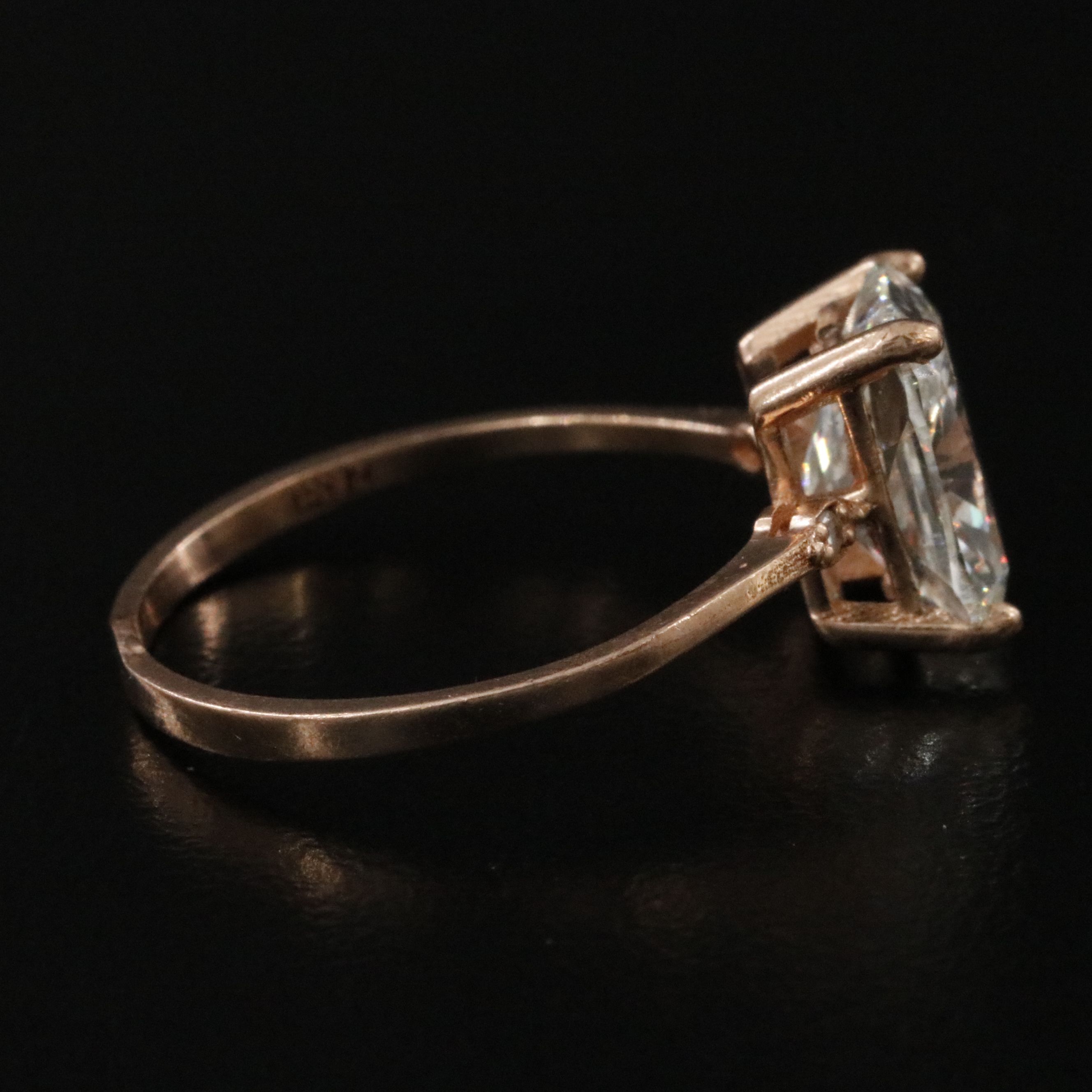 14K Rose Gold 2.64 CTW Lab Grown Diamond Ring