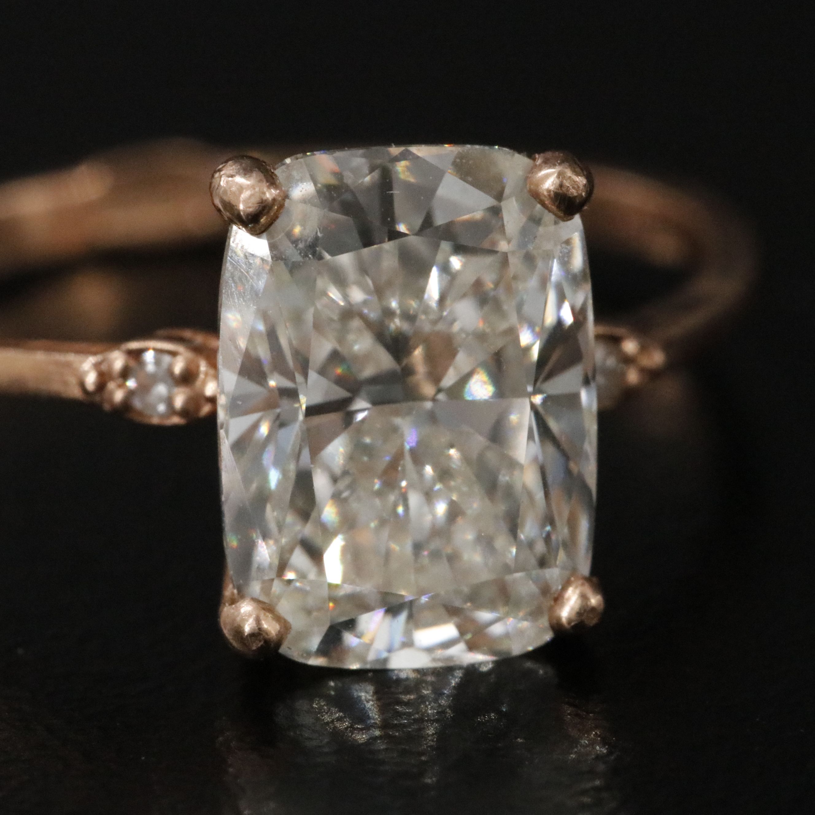 14K Rose Gold 2.64 CTW Lab Grown Diamond Ring