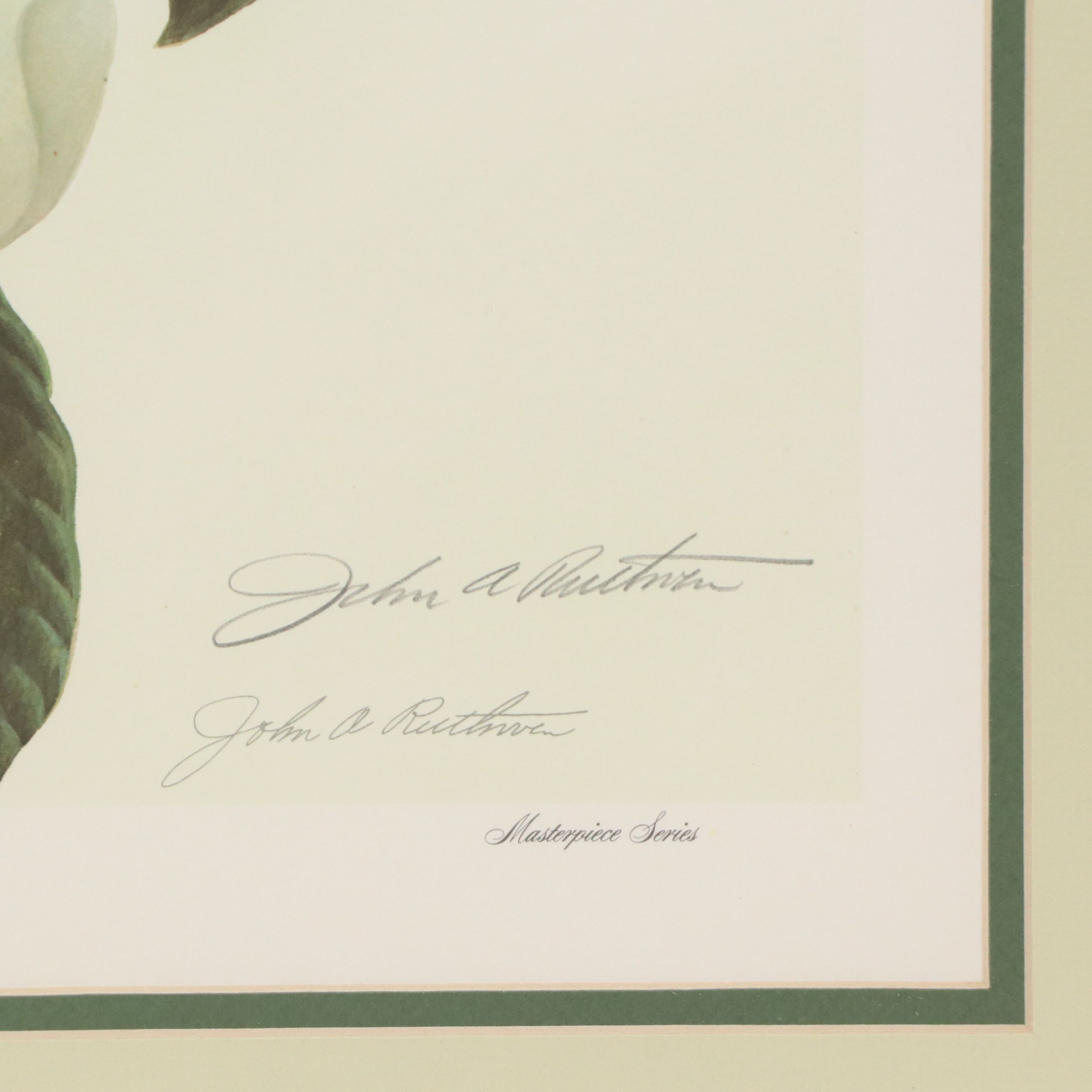 John A. Ruthven Offset Lithograph "Flickers"