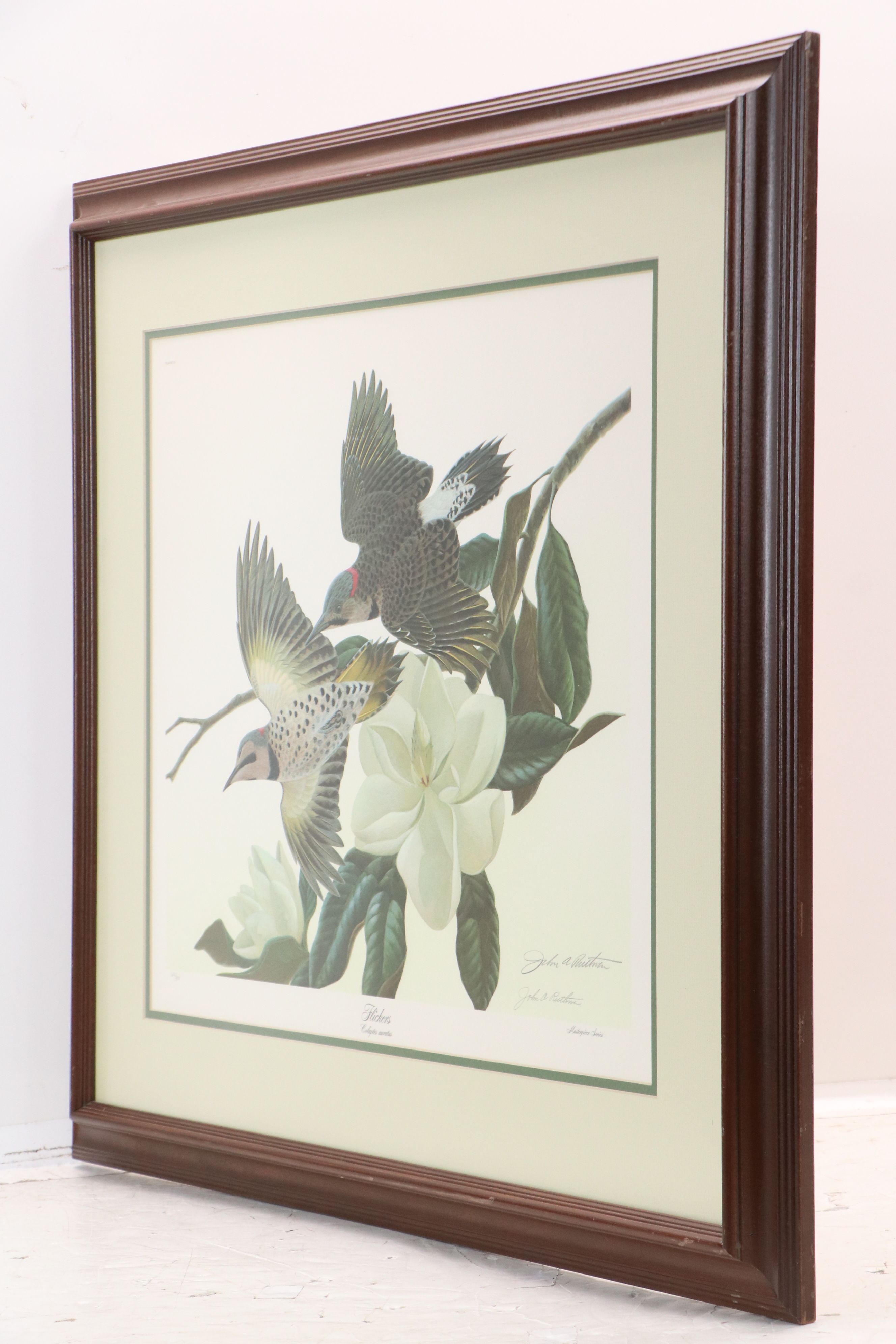 John A. Ruthven Offset Lithograph "Flickers"
