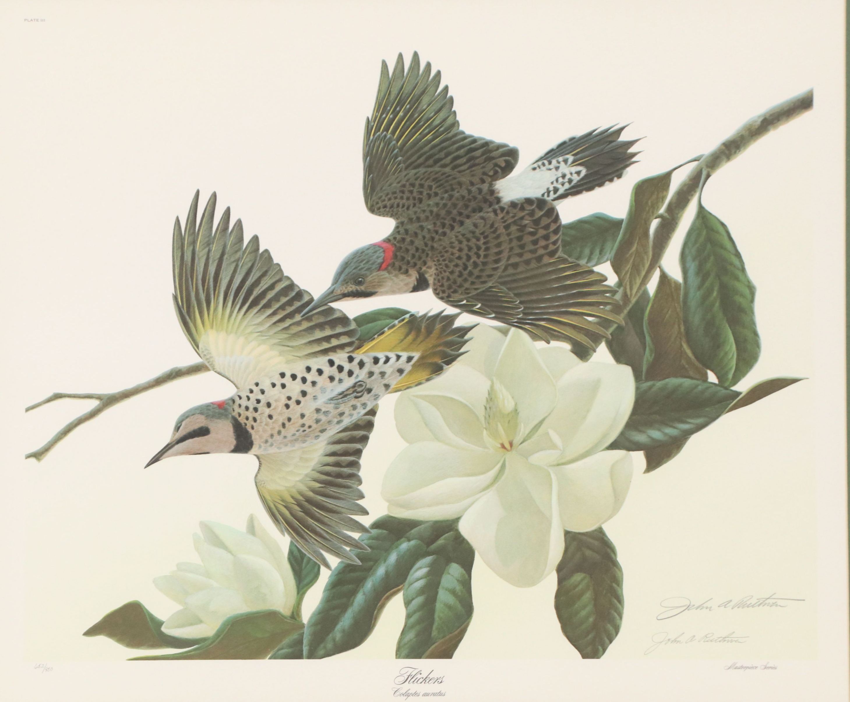 John A. Ruthven Offset Lithograph "Flickers"