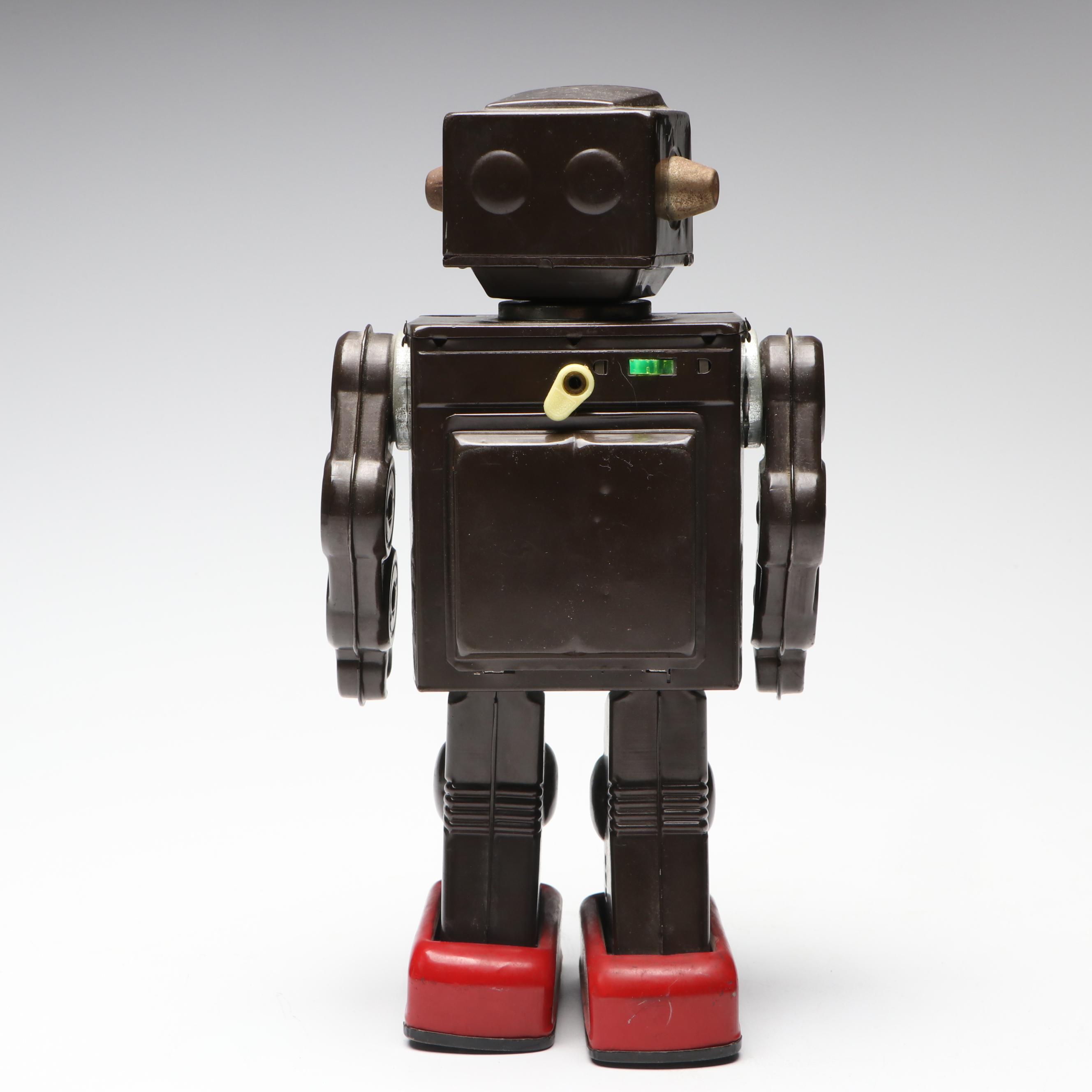 Vintage Horikawa "Attacking Martian" Battery Operated Metal Robot Toy