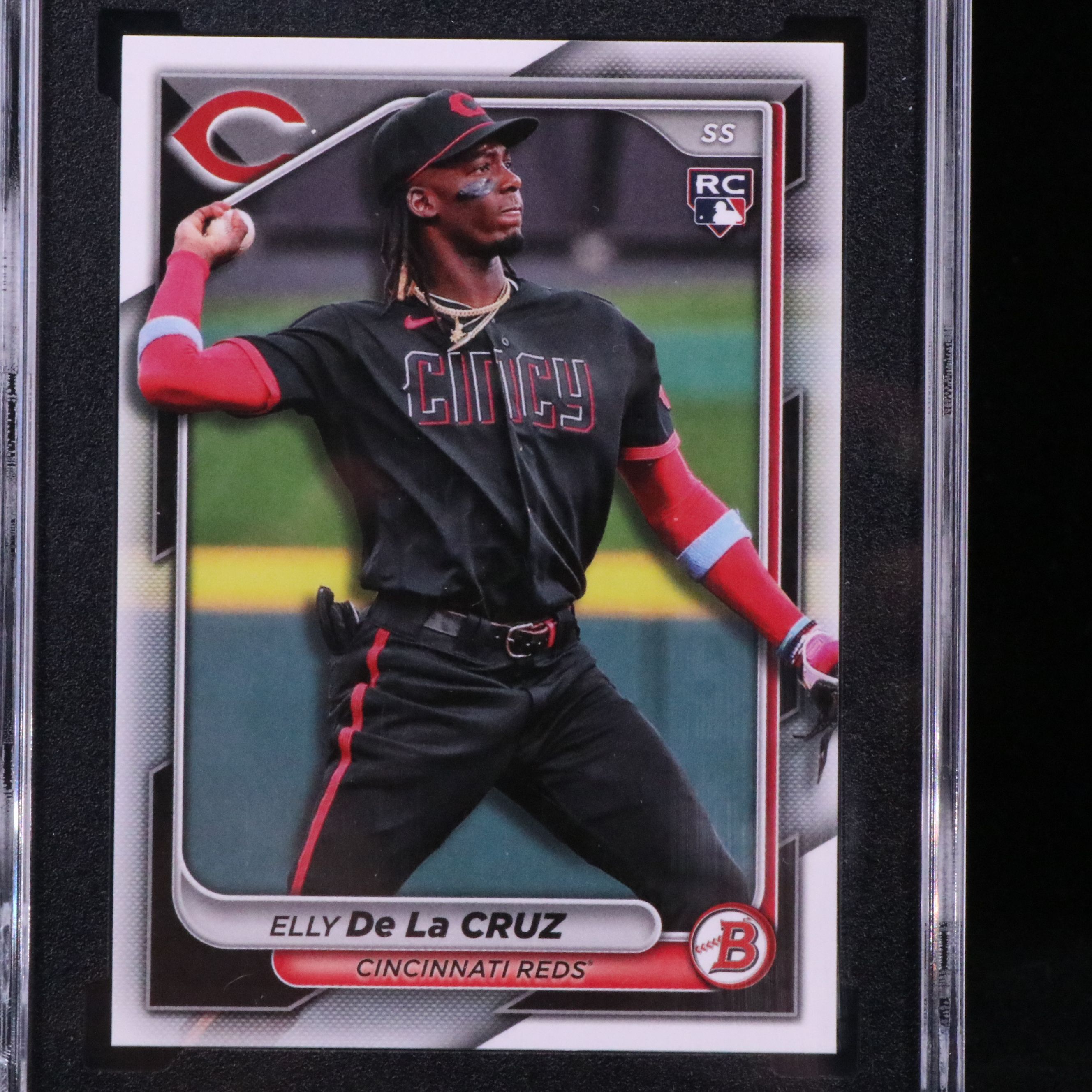 2024 Bowman Elly De La Cruz Cincinnati Reds Rookie Card Graded SGC 10