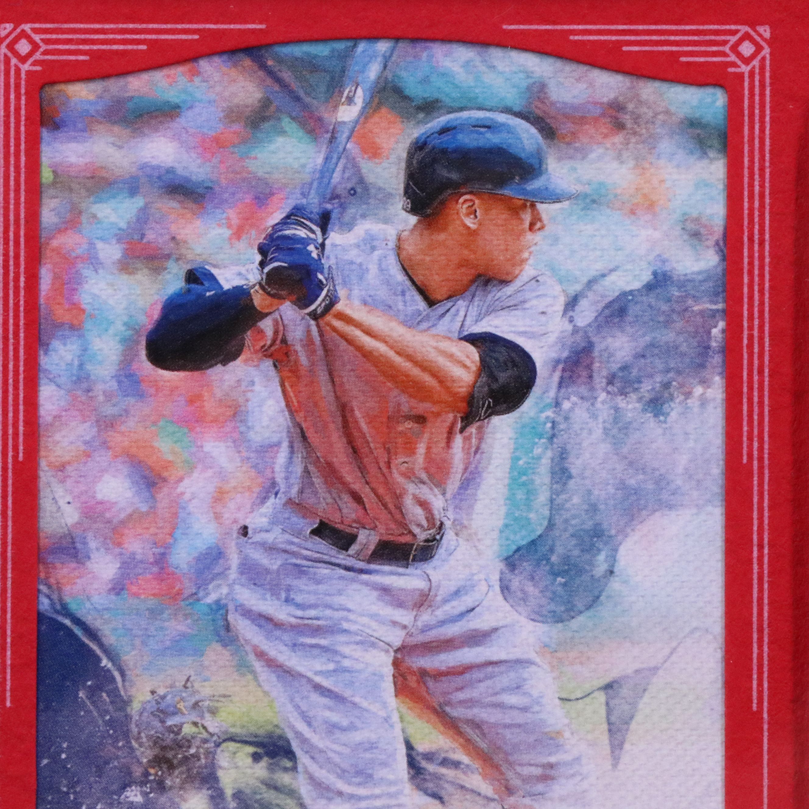 2018 Diamond Kings Aaron Judge Red Frame Baseball Card Graded SGC 10