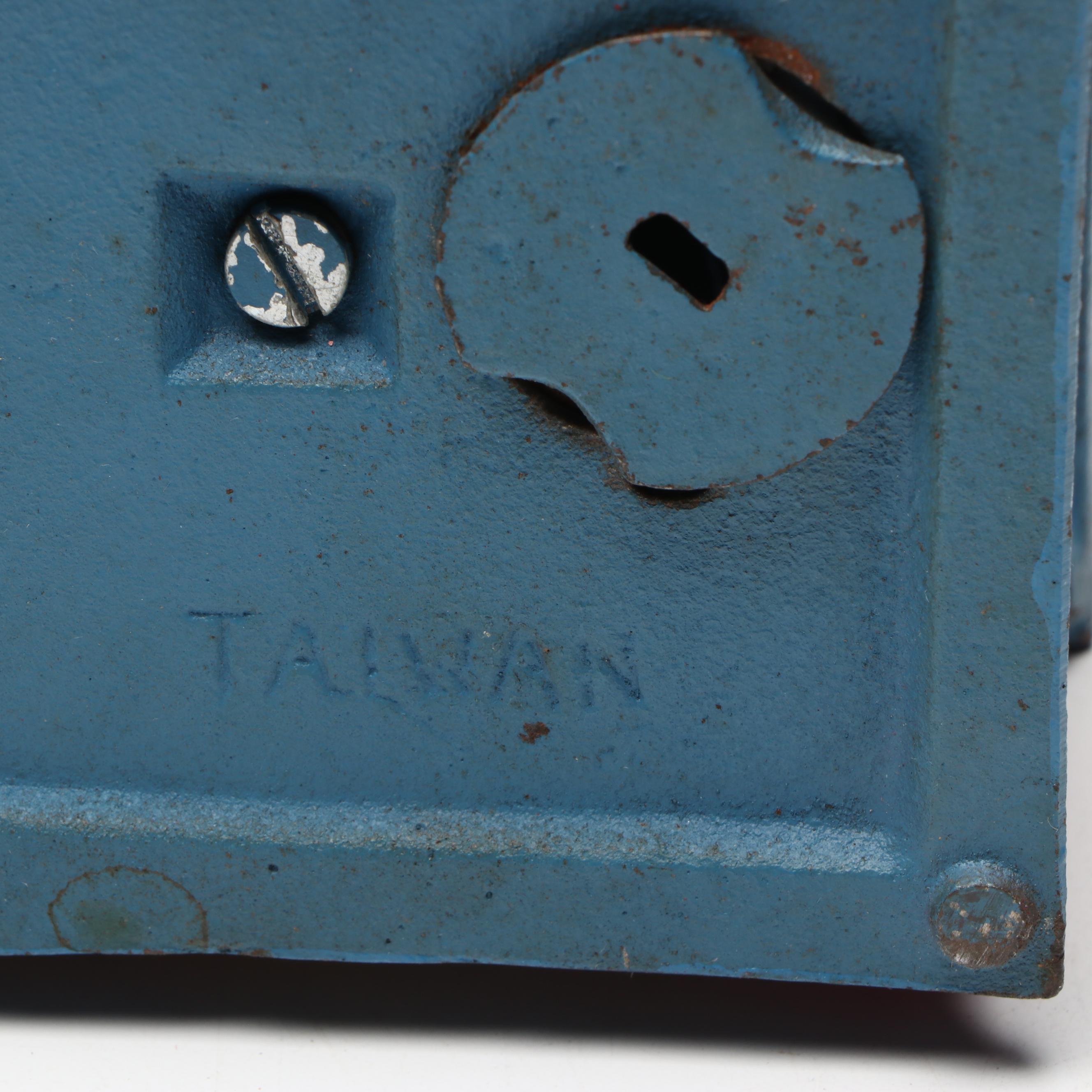 Cold-Painted Cast Iron "Uncle Sam" Coin Bank, 20th Century