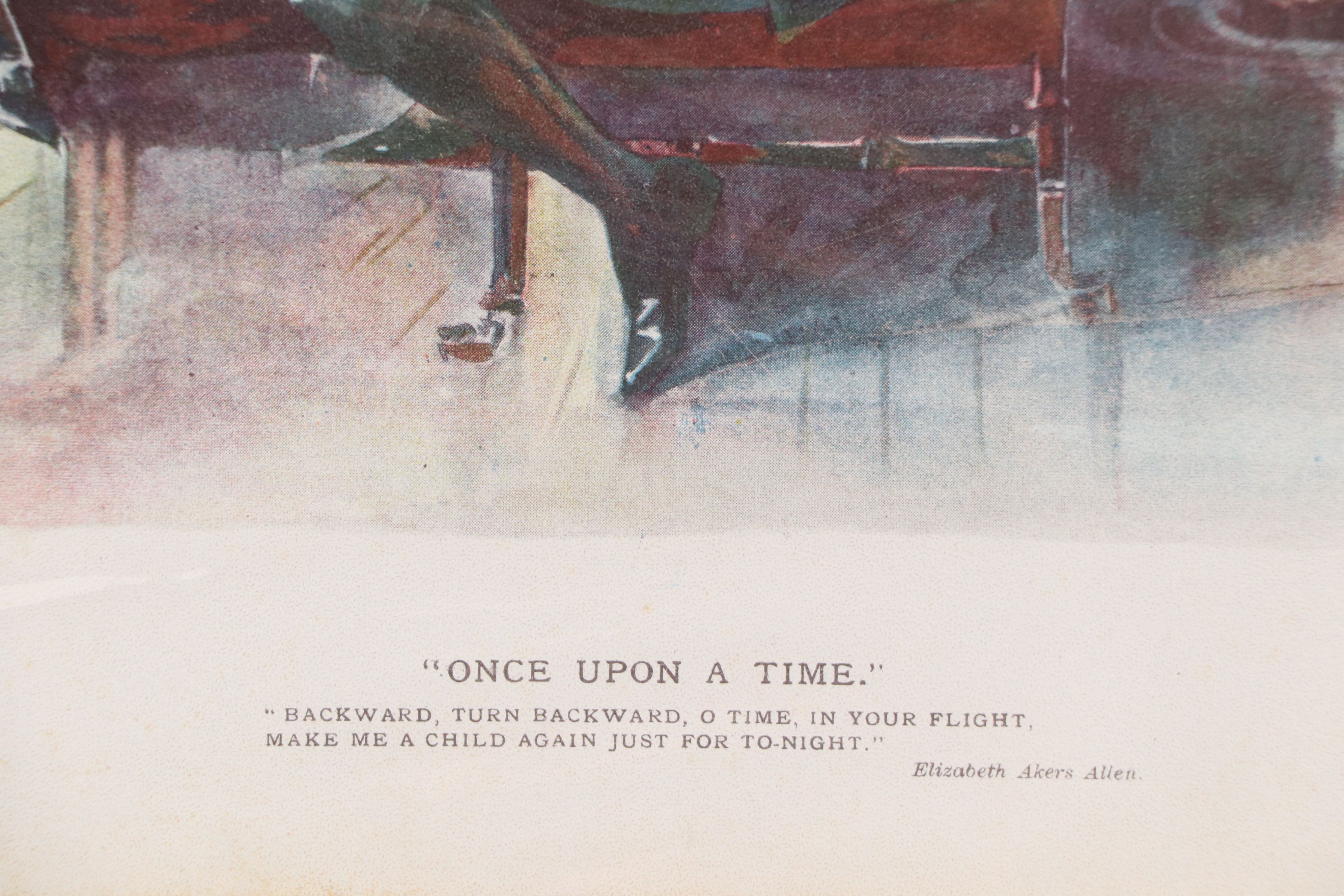 After Walter Granville-Smith Relief Halftone "Once Upon a Time" and "A Toast"