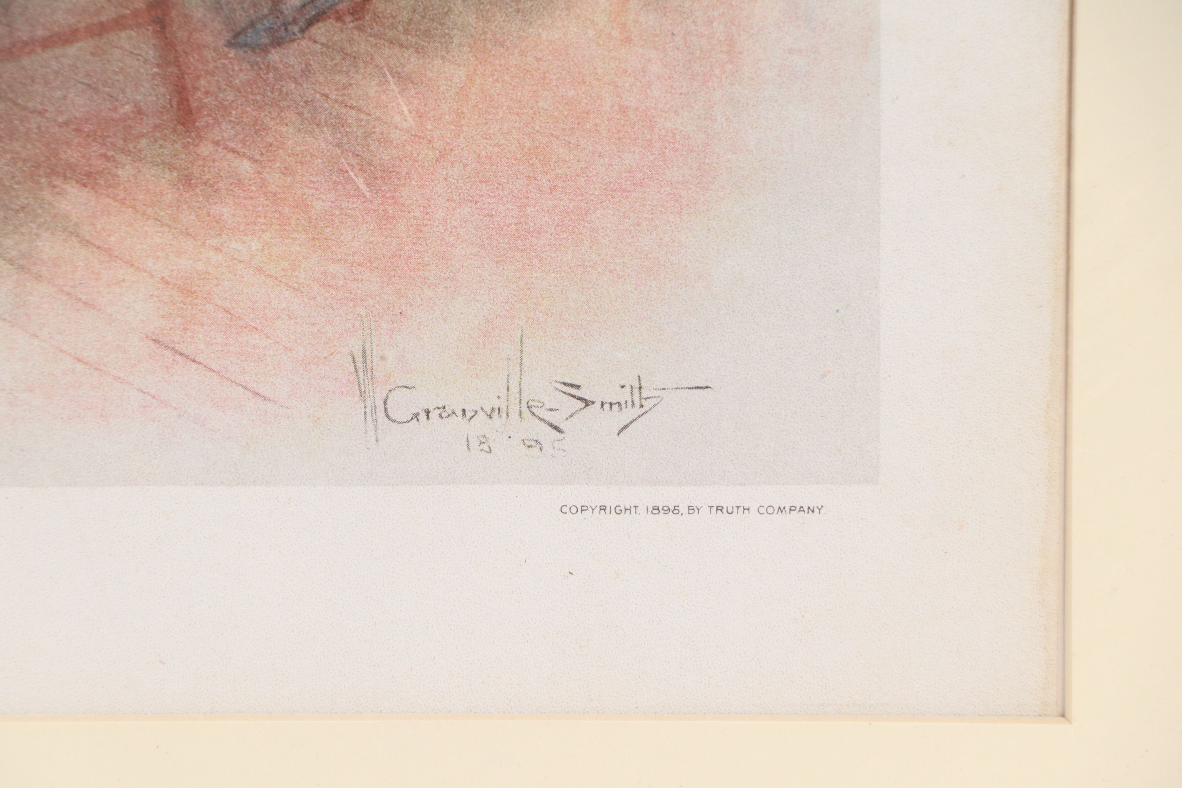 After Walter Granville-Smith Relief Halftone "Once Upon a Time" and "A Toast"