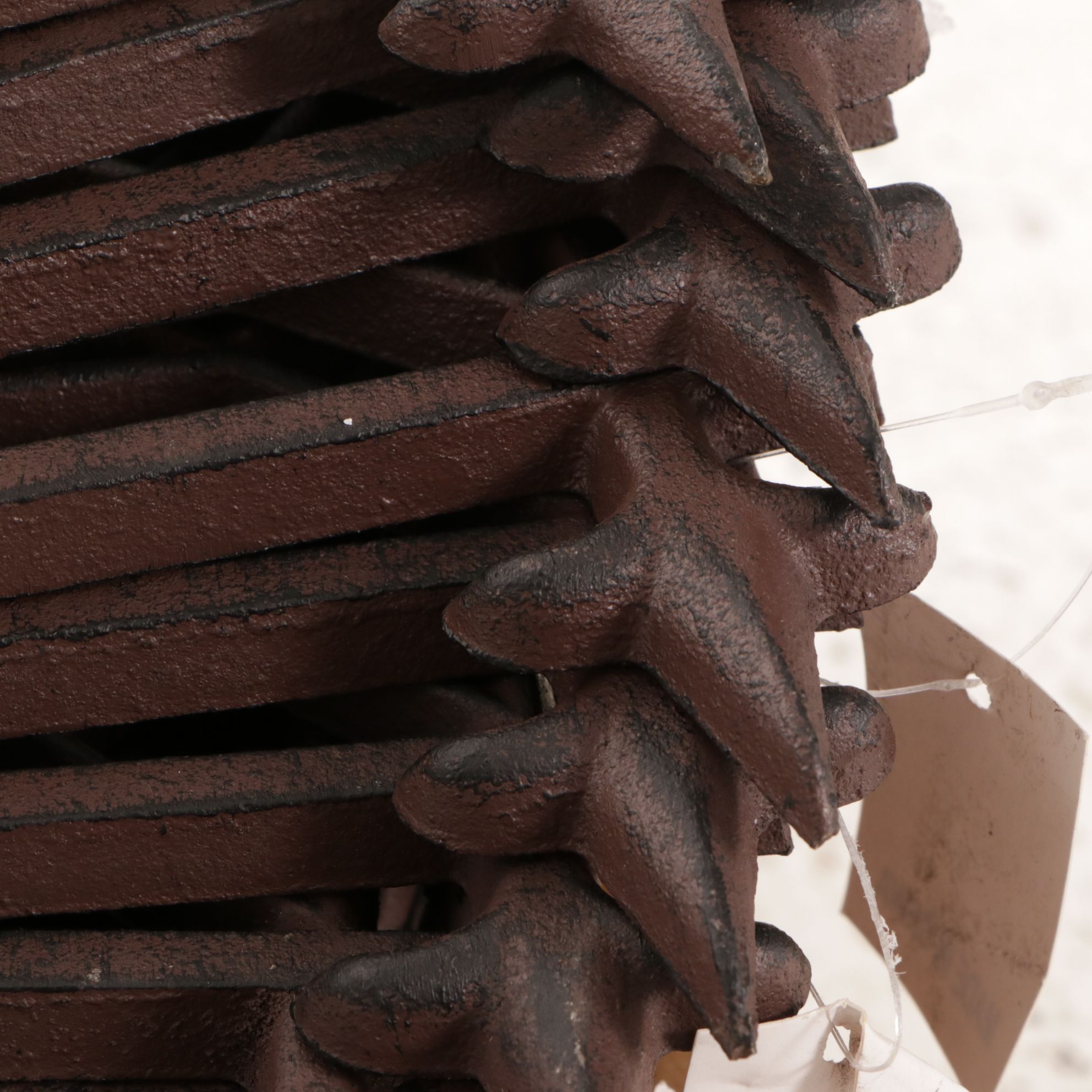 Cast Iron Garden Edging Fence, 20 Pieces