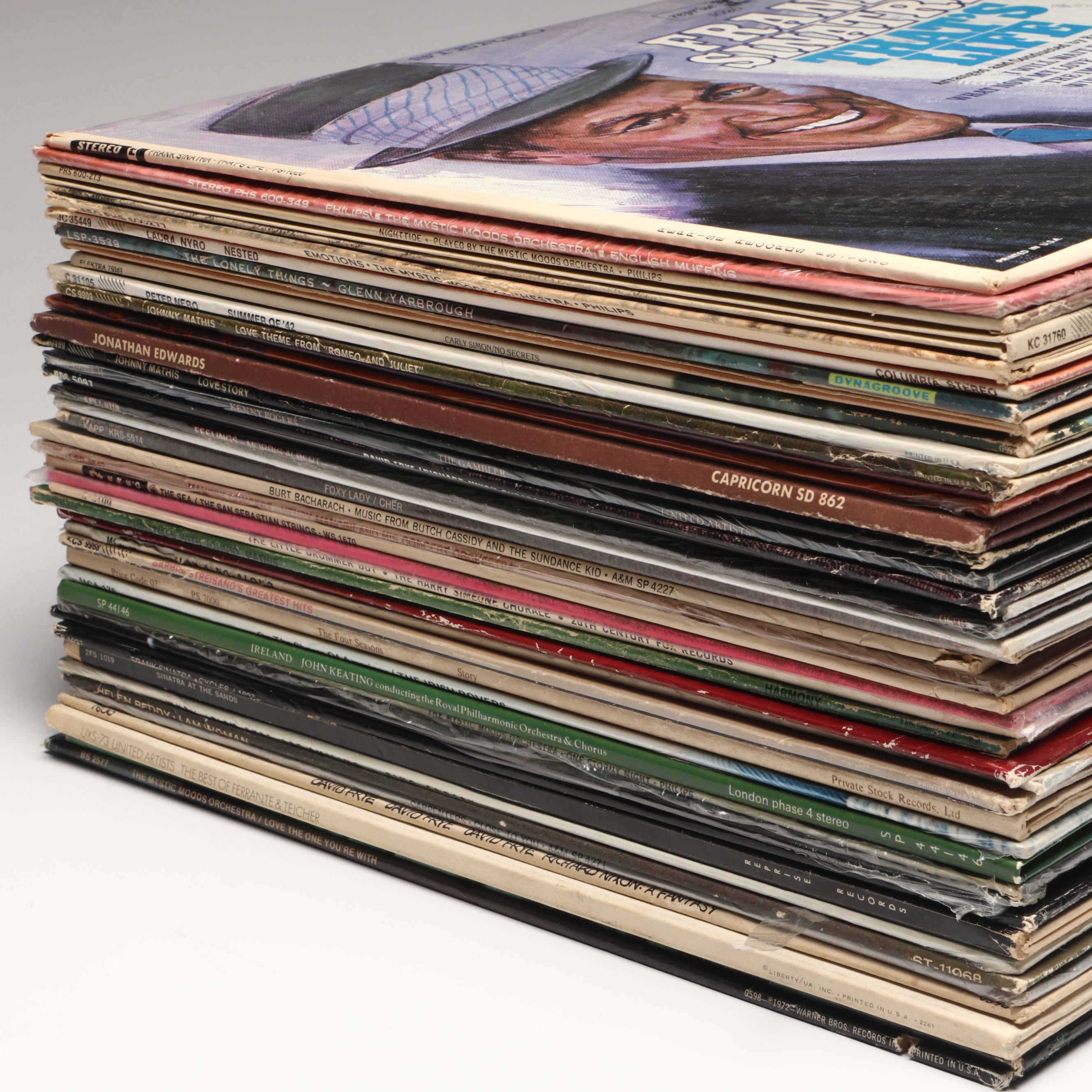 The Carpenters, Frank Sinatra, Cher, and More Vinyl Record Albums
