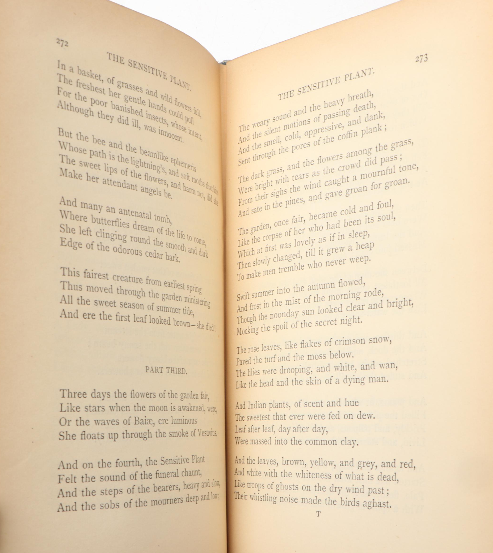 "Poems of Shelley" with More Golden Treasury Series Poetry and Other Books