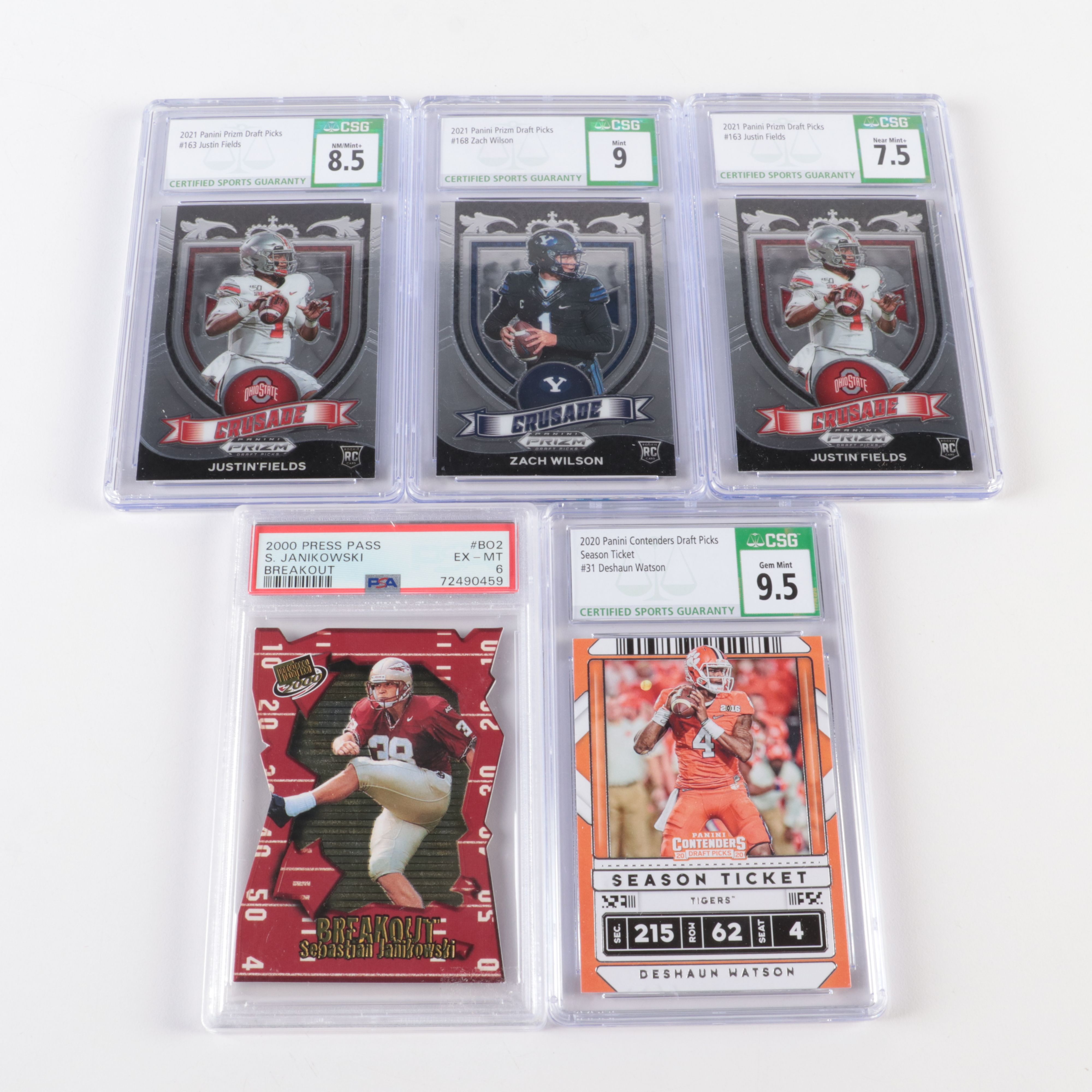 600+ Football Cards with Harper, Ross, Johnson, and Doleman Signed