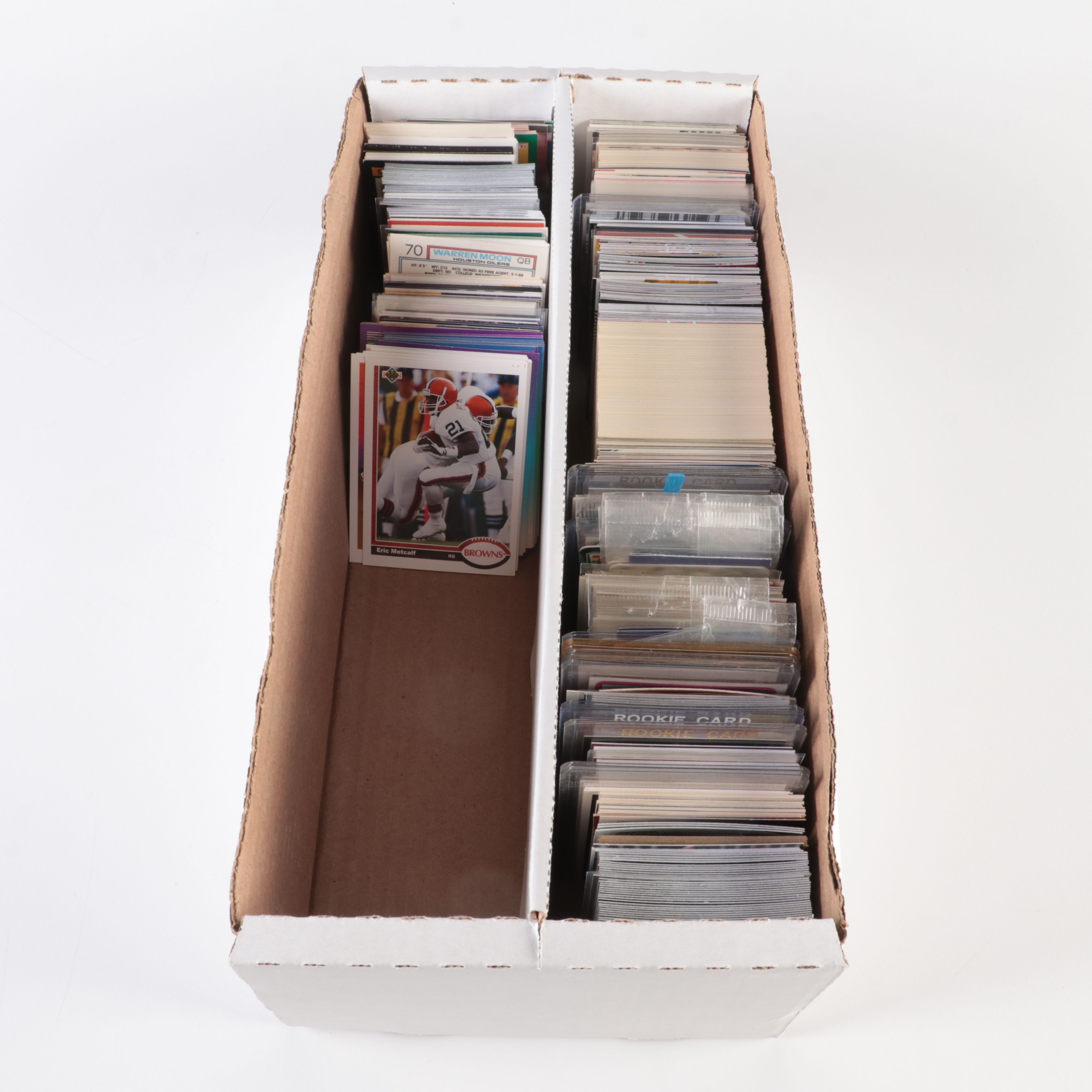 600+ Football Cards with Harper, Ross, Johnson, and Doleman Signed