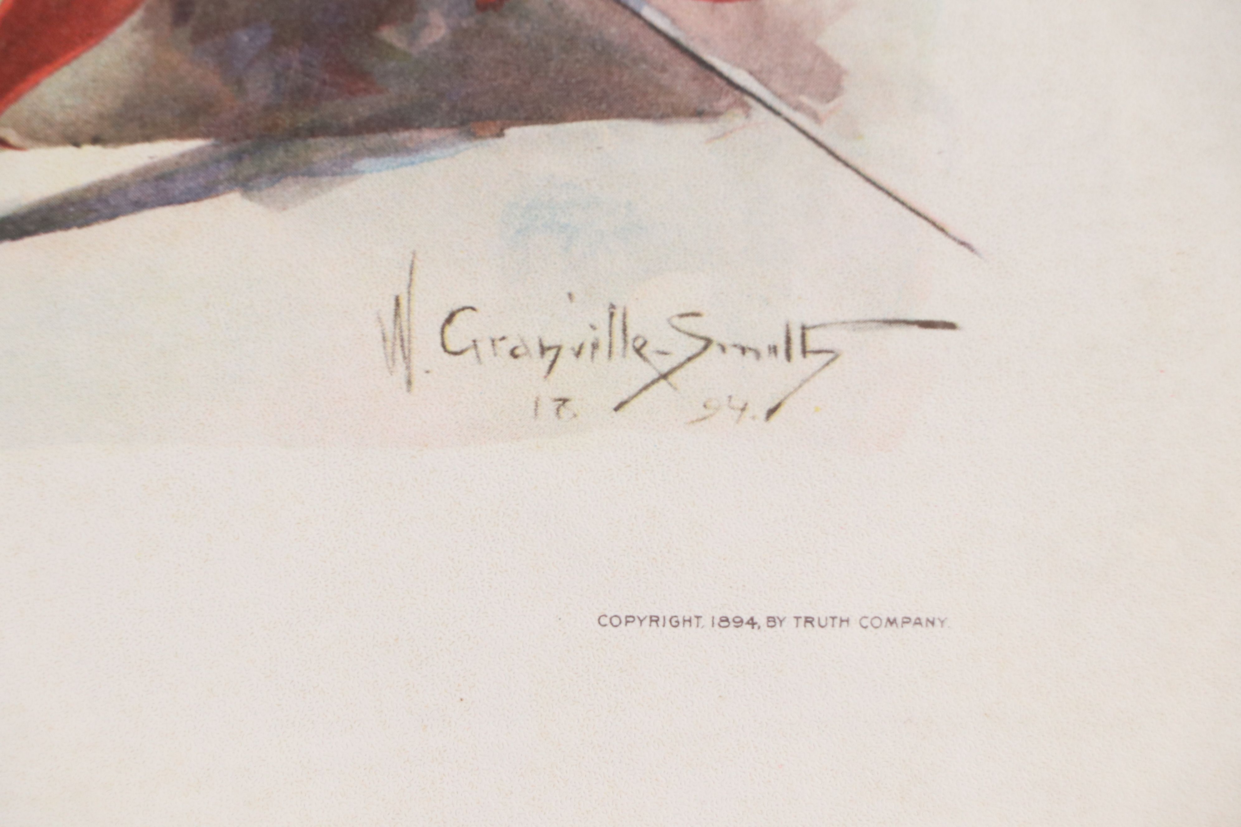 After Walter Granville-Smith "Love's Idleness" and More Relief Halftone Prints